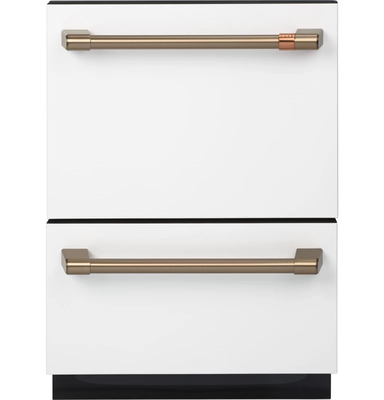 Cafe Dishwasher Double Drawer Matte White CDD420P4TW2 Picture 1