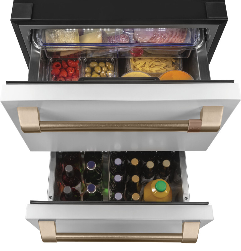 CAFÉ™ 5.7 Cu. Ft. Built-In Dual-Drawer Refrigerator CDE06RP4NW2
