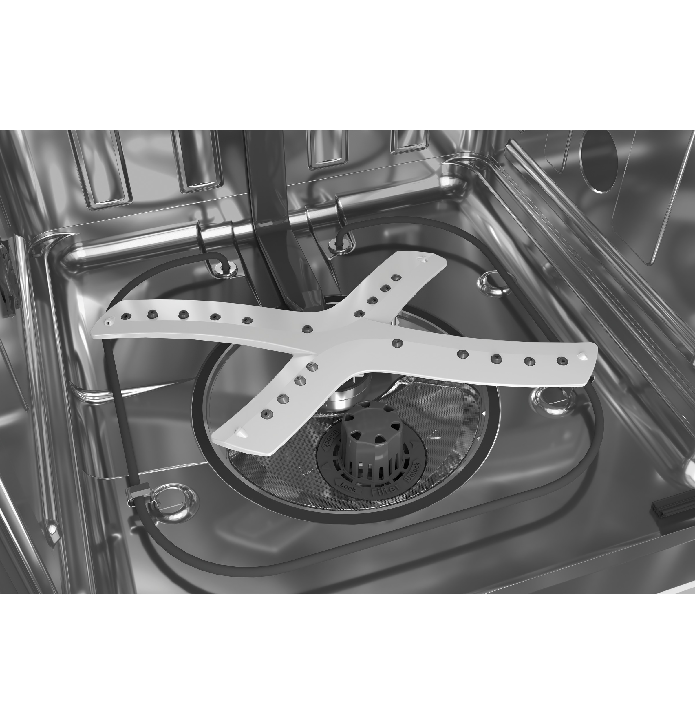 Stainless Steel Interior Dishwasher with Sanitize and Ultra Wash & Dry CDT805M5NS5