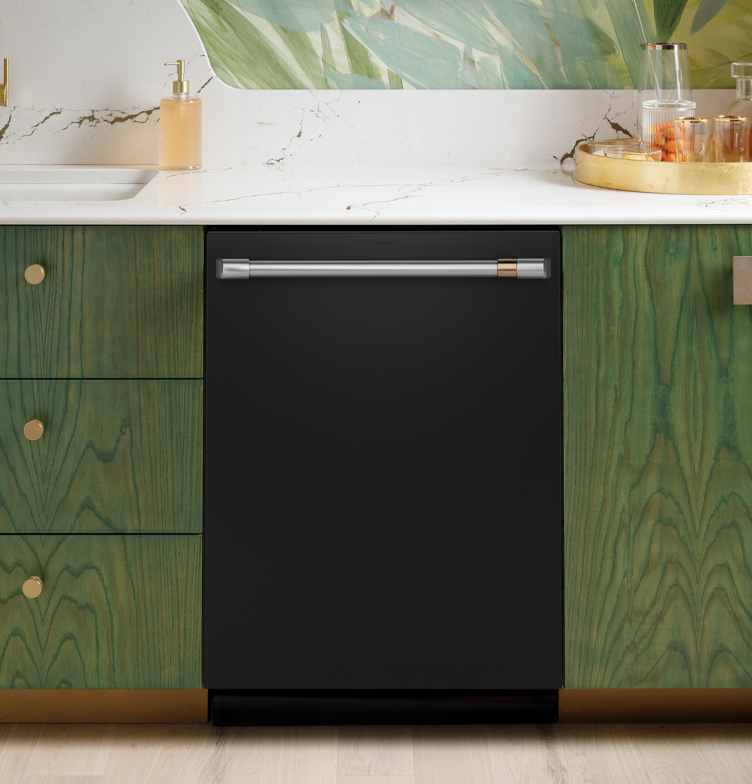 Customfit Energy Star Stainless Interior Smart Dishwasher With Ultra Wash Top Rack And Dual Convection Ultra Dry, 44 Dba CDT858P3VD1