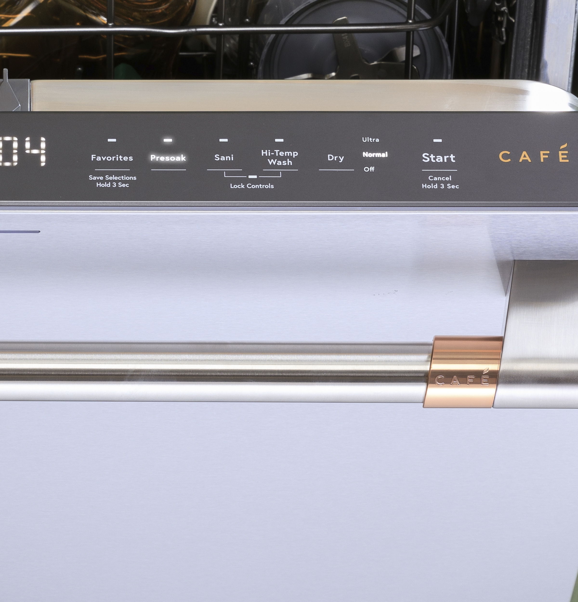 Customfit Energy Star Stainless Interior Smart Dishwasher With Ultra Wash Top Rack And Dual Convection Ultra Dry, 44 Dba CDT858P3VD1