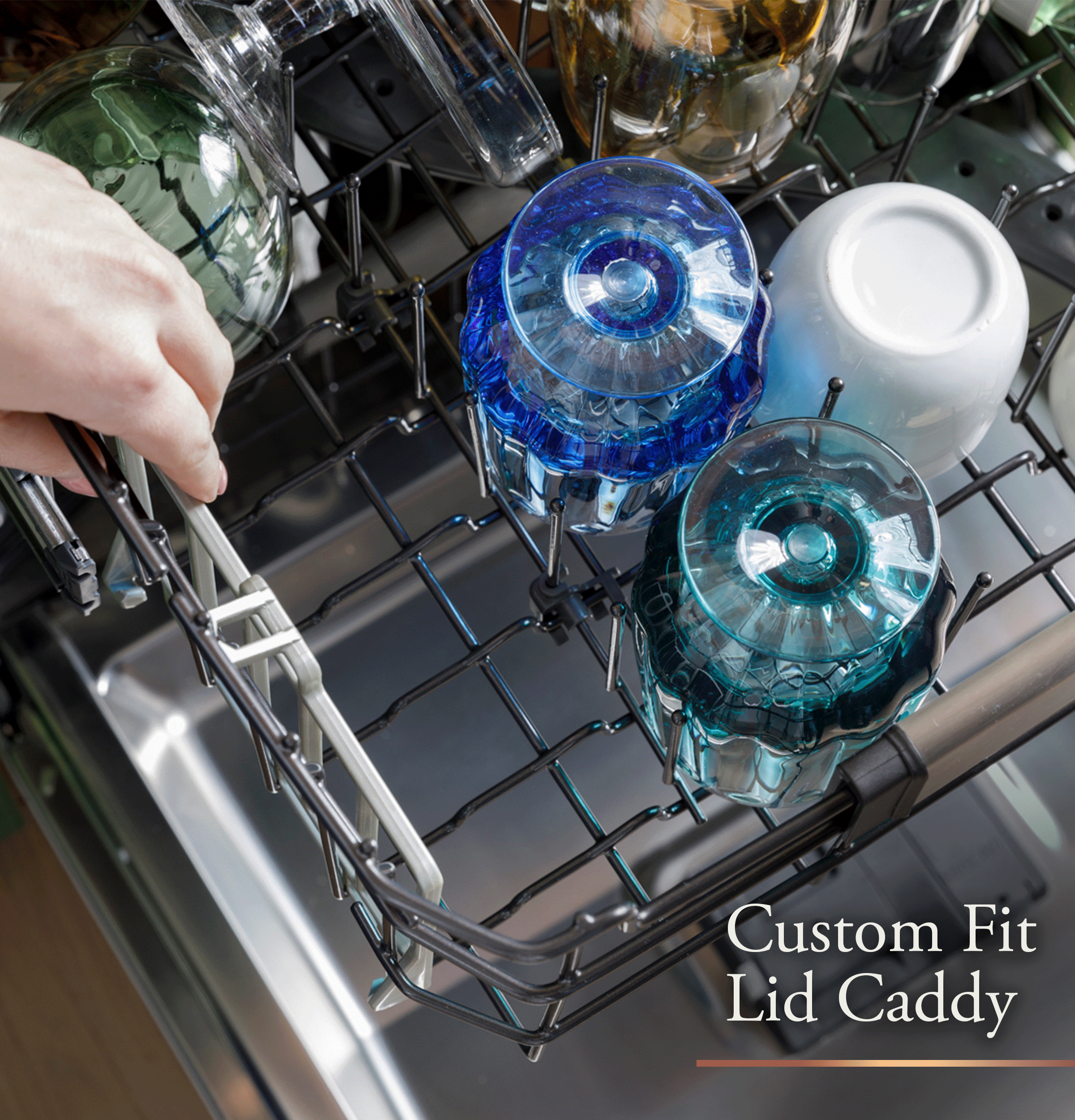 CAFÉ™ CustomFit ENERGY STAR Stainless Interior Smart Dishwasher with Ultra Wash Top Rack and Dual Convection Ultra Dry, 44 dBA CDT858P4VW2