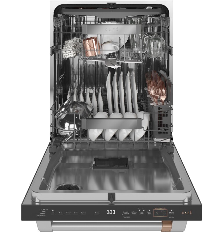 CAFÉ™ ENERGY STAR® Smart Stainless Steel Interior Dishwasher with Sanitize and Ultra Wash & Dual Convection Ultra Dry CDT875P2NS1