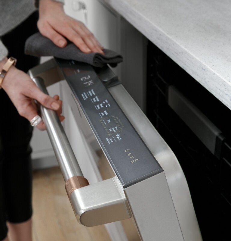 CAFÉ™ ENERGY STAR® Smart Stainless Steel Interior Dishwasher with Sanitize and Ultra Wash & Dual Convection Ultra Dry CDT875P2NS1