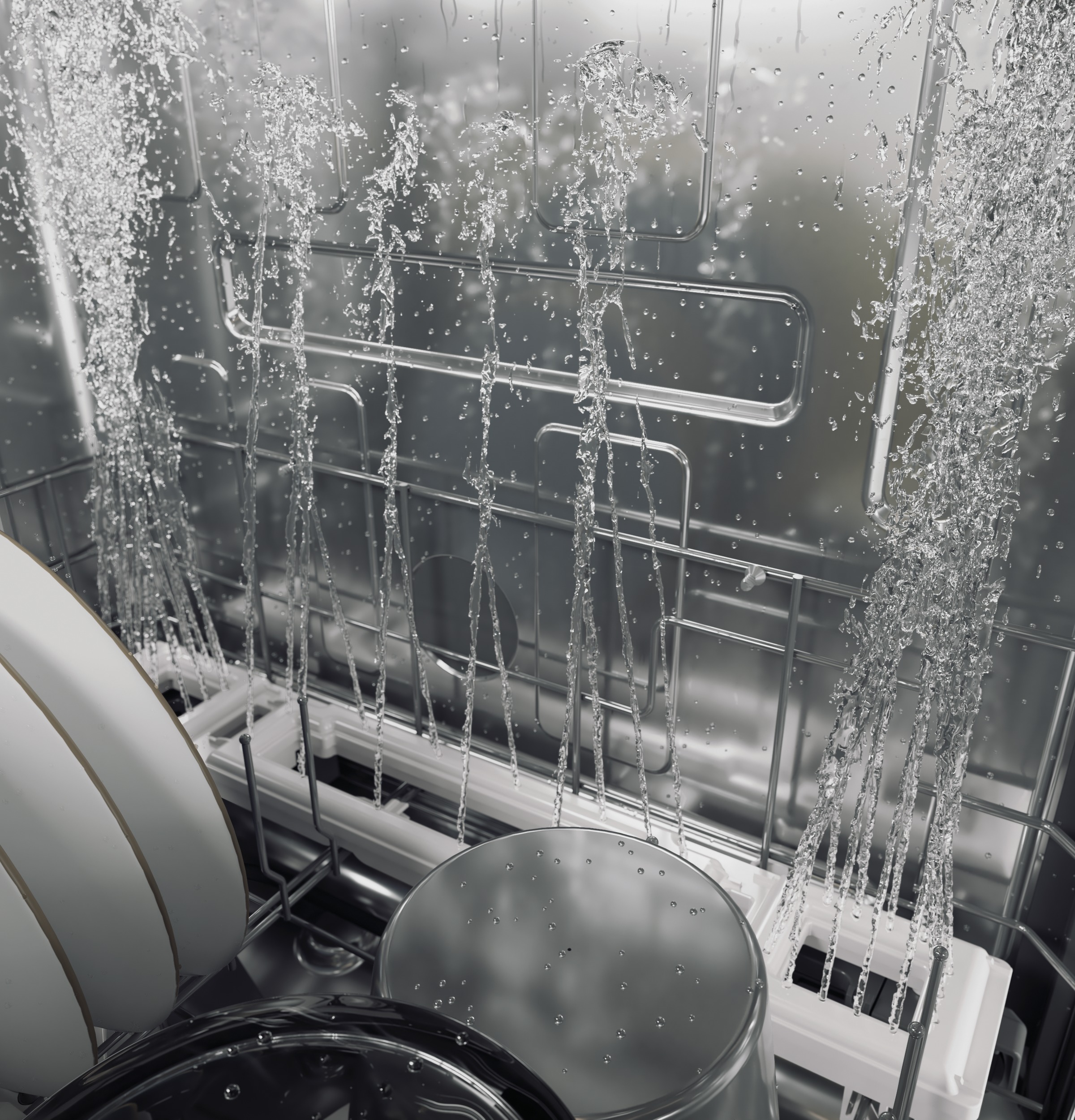 CAFÉ™ ENERGY STAR® Smart Stainless Steel Interior Dishwasher with Sanitize and Ultra Wash & Dual Convection Ultra Dry CDT875P4NW2