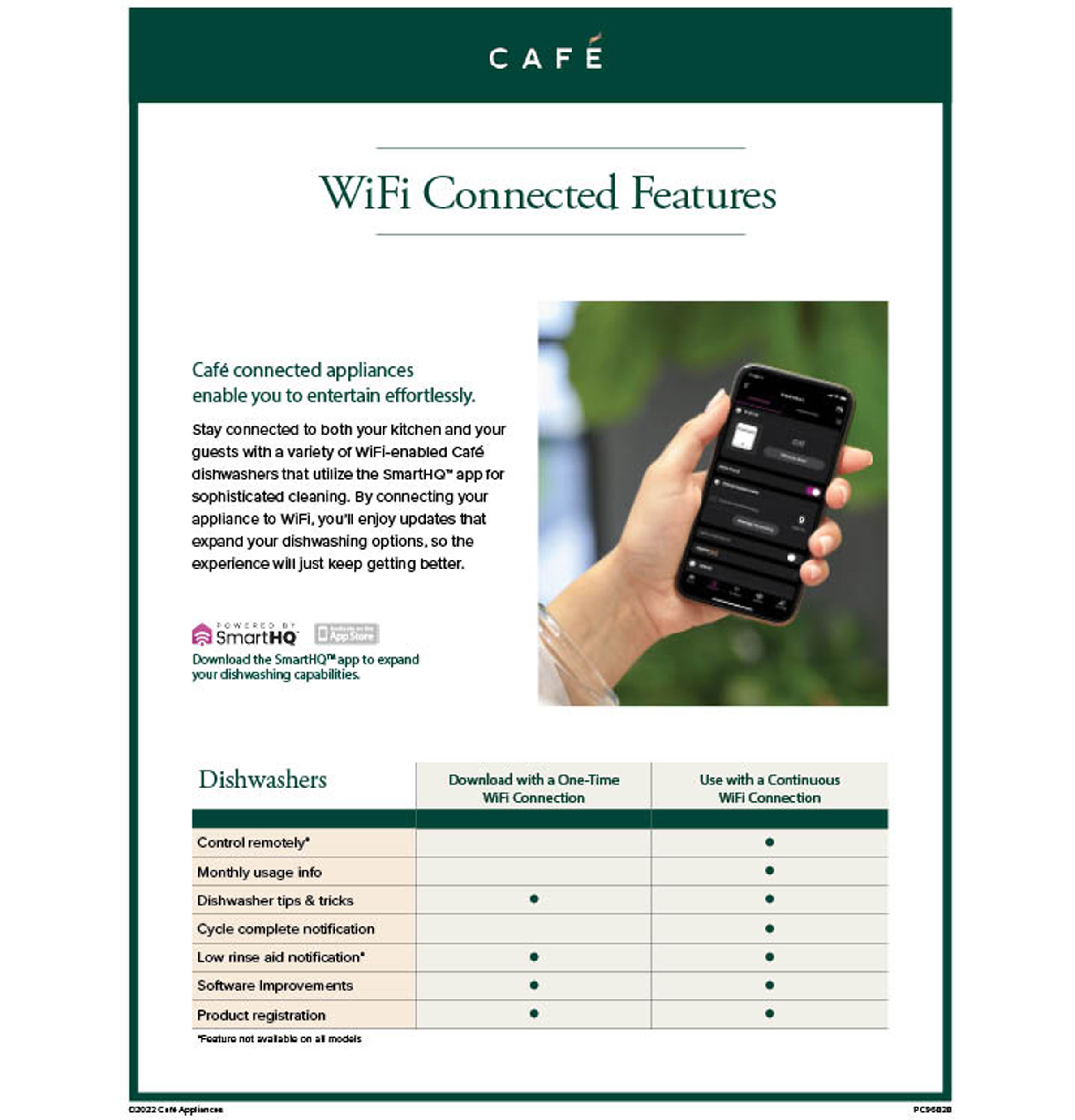 CAFÉ™ ENERGY STAR® Smart Stainless Steel Interior Dishwasher with Sanitize and Ultra Wash & Dual Convection Ultra Dry CDT875P4NW2