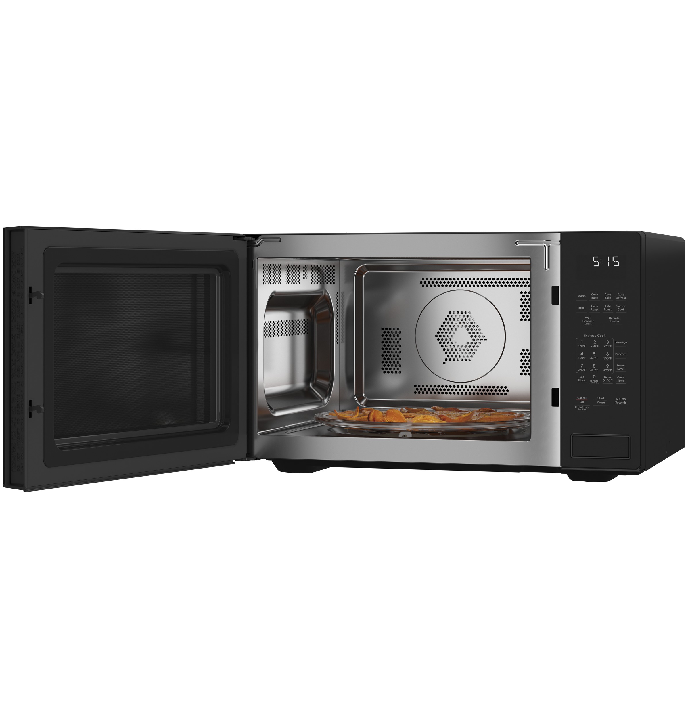 CAFÉ™ 1.5 Cu. Ft. Smart Countertop Convection/Microwave Oven in Platinum Glass CEB515M2NS5