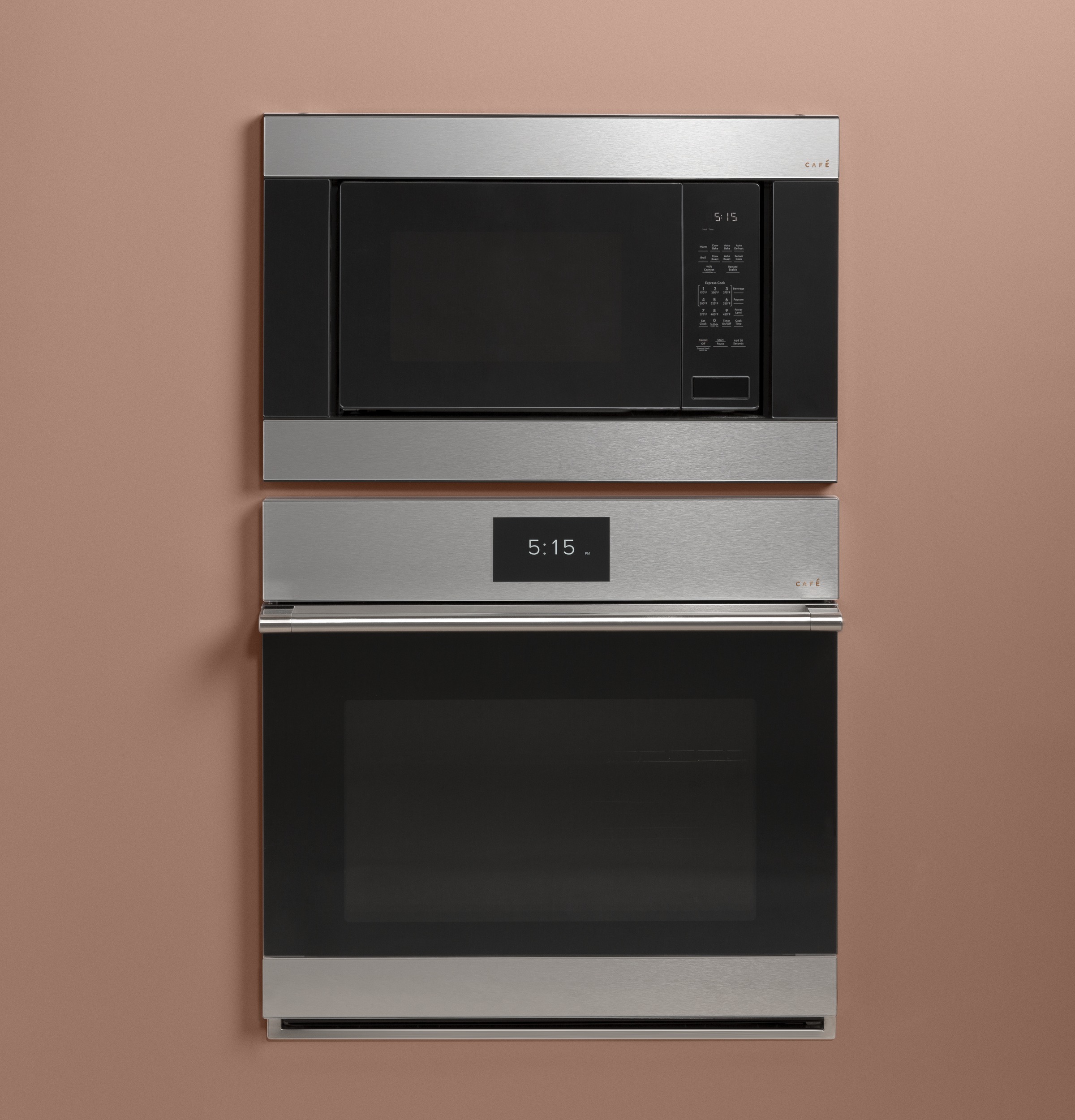 CAFÉ™ 1.5 Cu. Ft. Smart Countertop Convection/Microwave Oven in Platinum Glass CEB515M2NS5