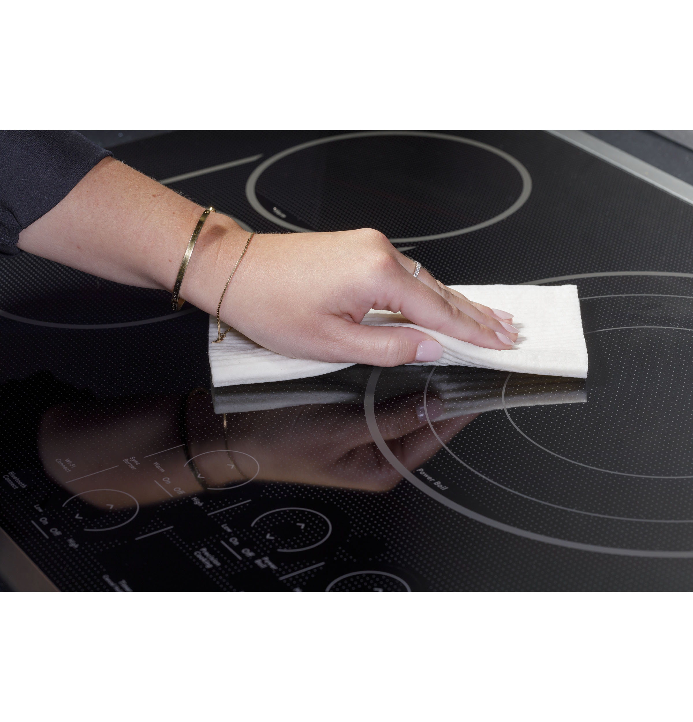 CAFÉ™ 36" Touch-Control Electric Cooktop CEP90361TBB