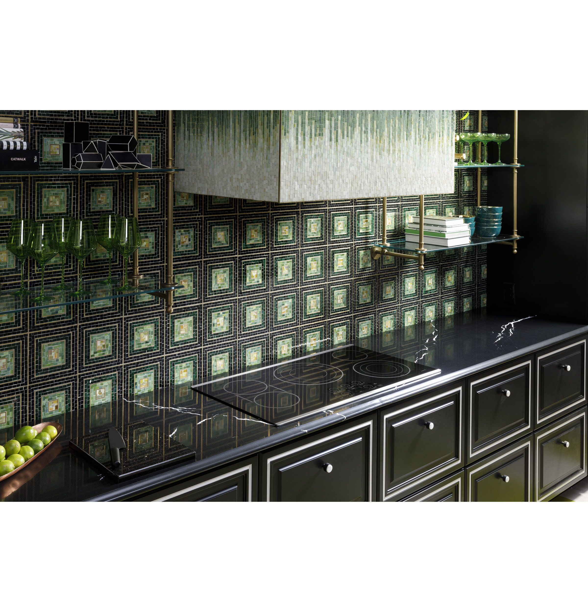 CAFÉ™ 36" Touch-Control Electric Cooktop CEP90361TBB