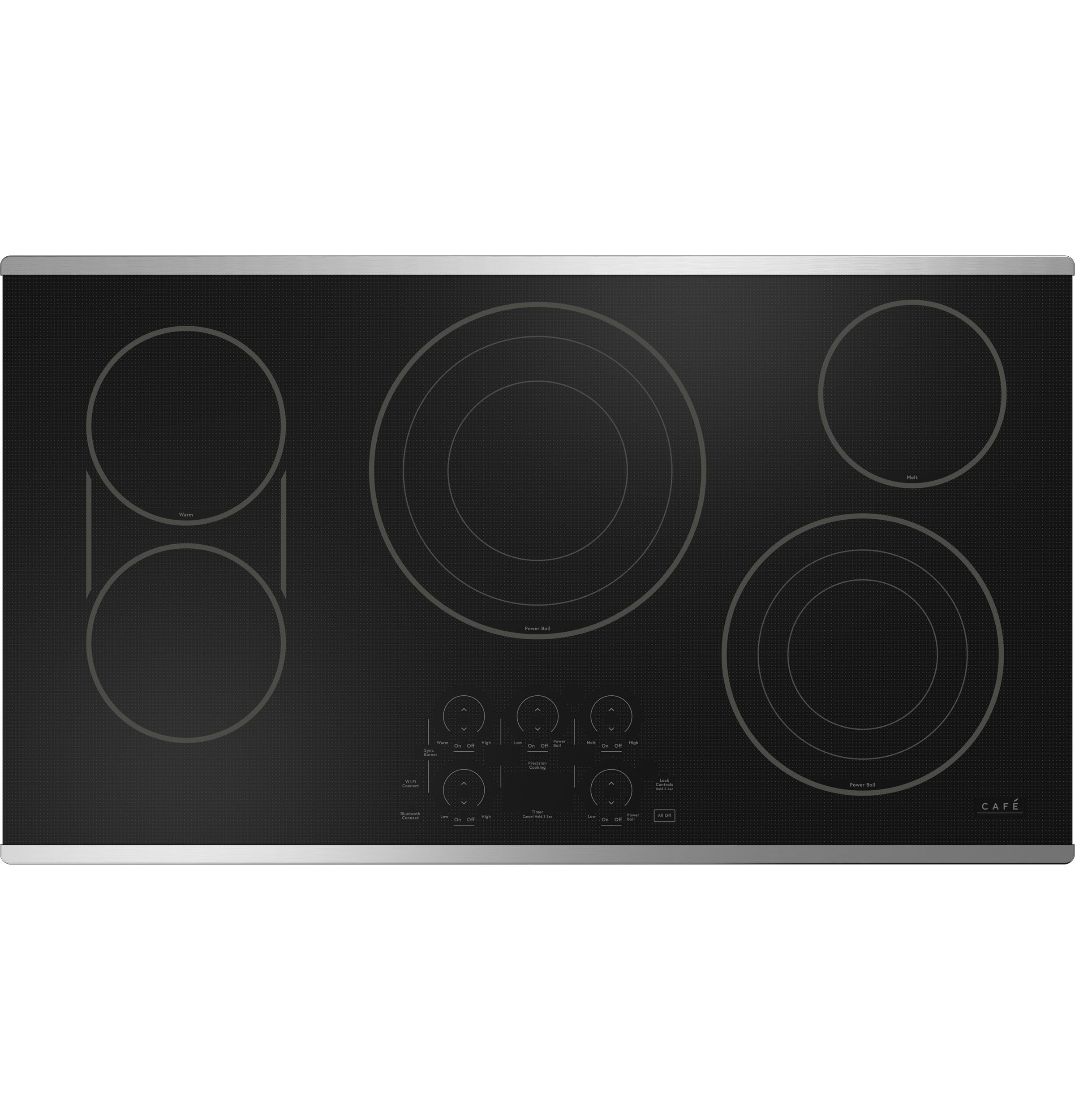 Cafe CAFÉ™ 36" Touch-Control Electric Cooktop Stainless Steel CEP90362TSS Picture 1