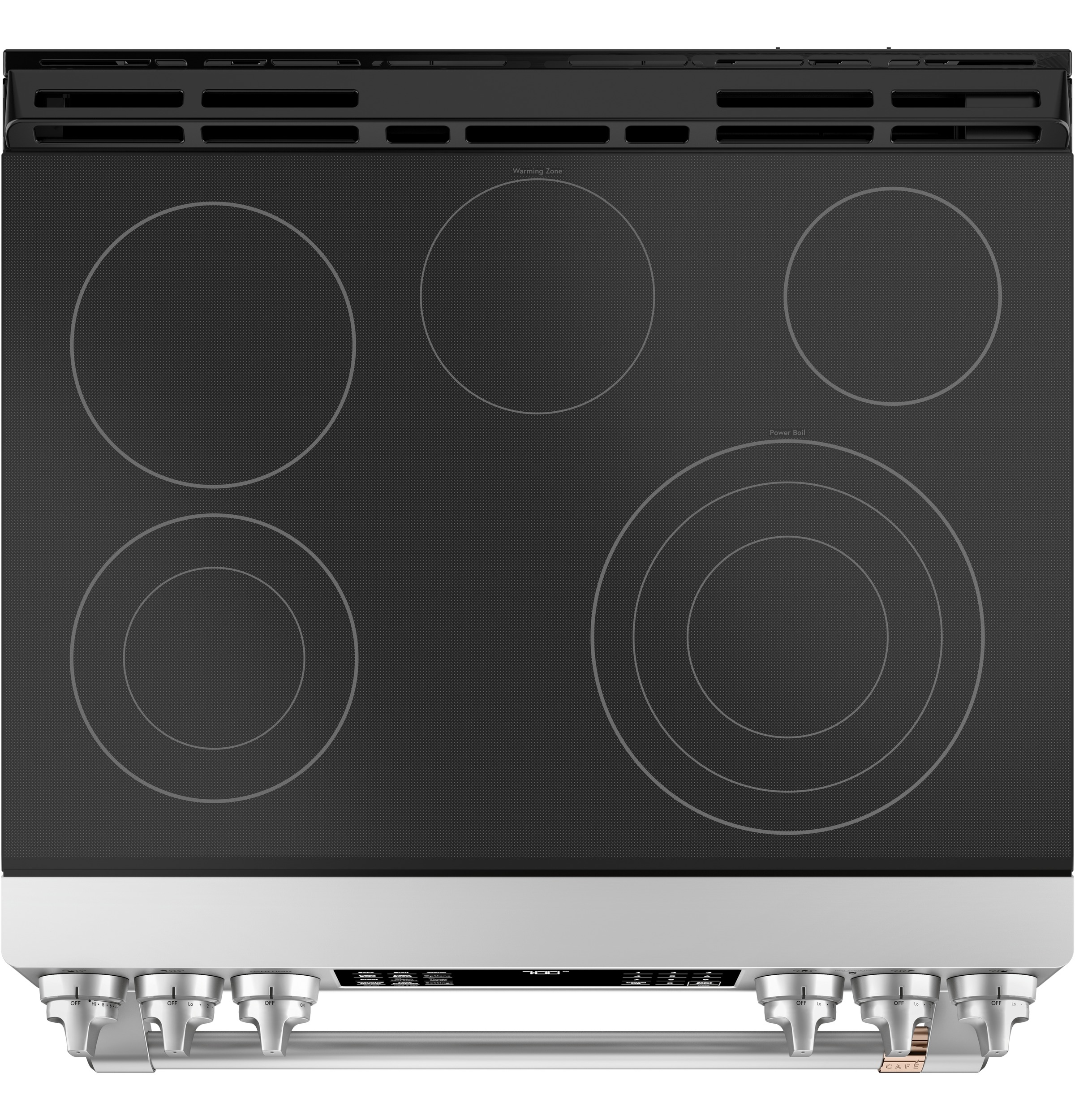 CAFÉ™ 30" Smart Slide-In, Front-Control, Radiant and Convection Range CES700P2MS1