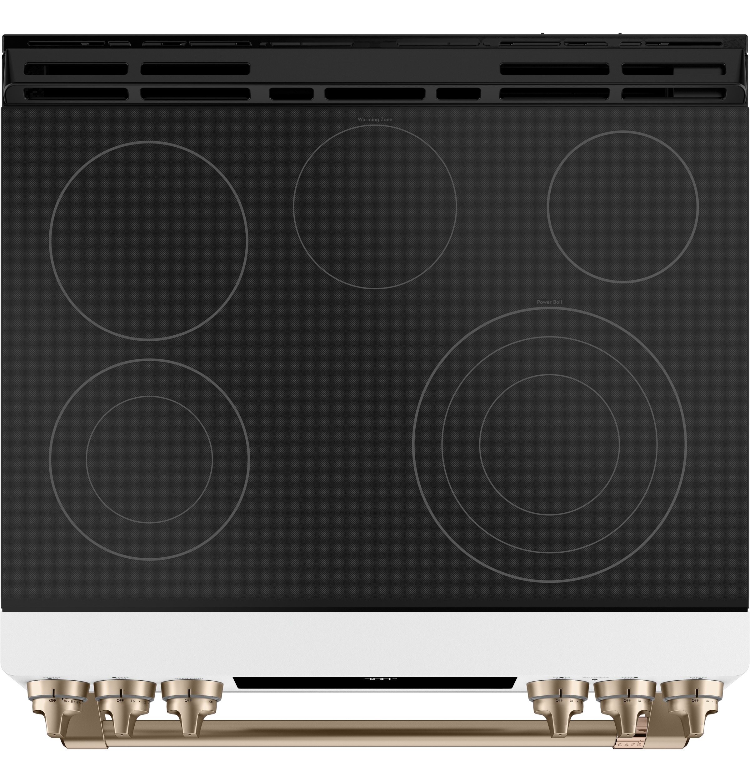 CAFÉ™ 30" Smart Slide-In, Front-Control, Radiant and Convection Range CES700P4MW2