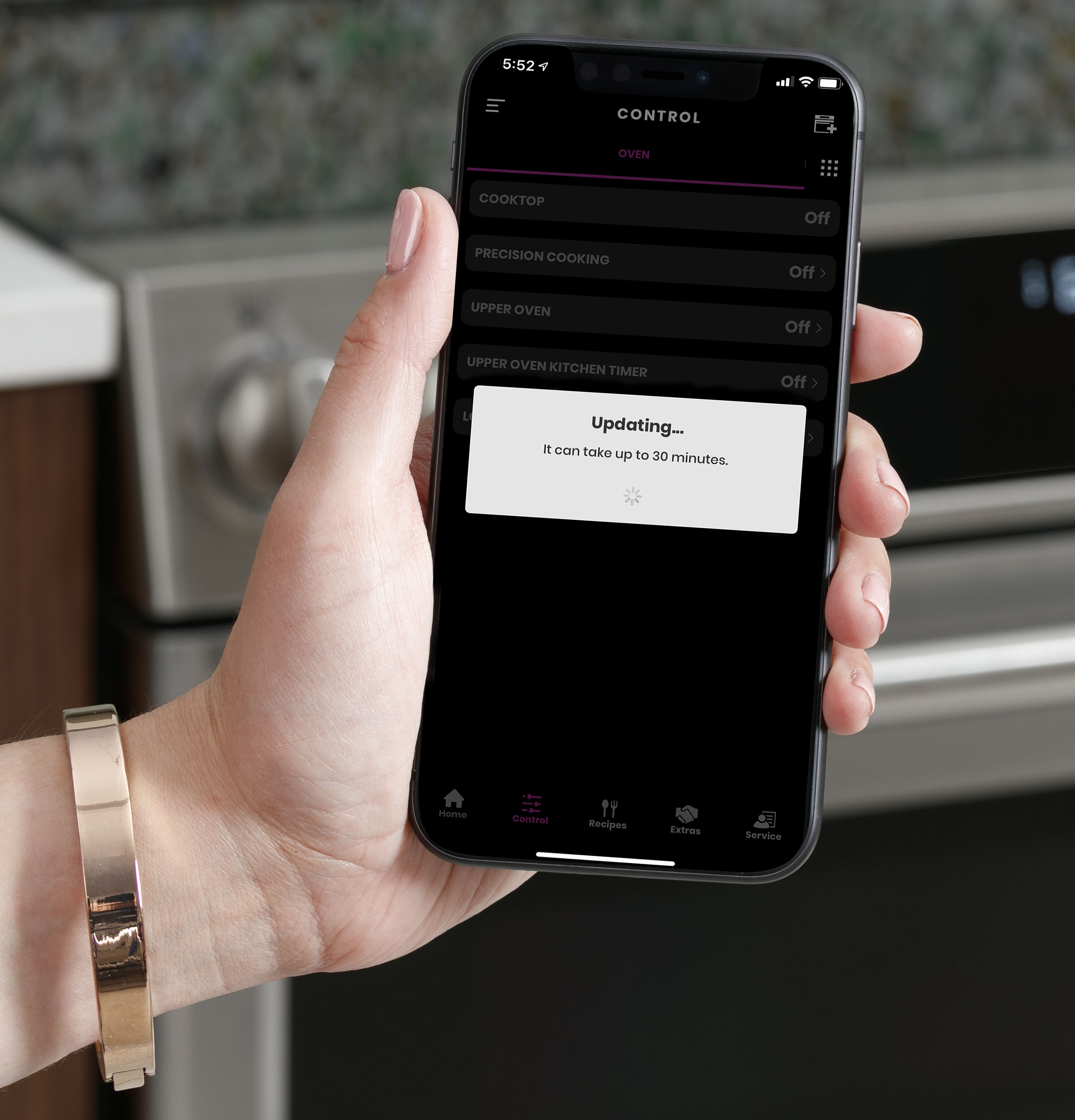 CAFÉ™ 30" Smart Slide-In, Front-Control, Radiant and Convection Double-Oven Range CES750P2MS1