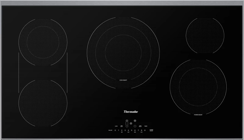 Touch Control Electric Cooktop  Black  surface mount with frame CET366YB