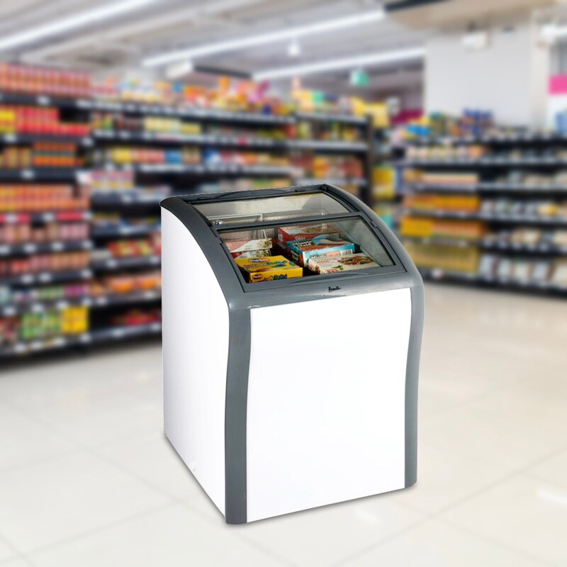 Avanti 4.2 cu. ft. Commercial Sliding Glass Top Freezer or Refrigerator CFC436Q0WG