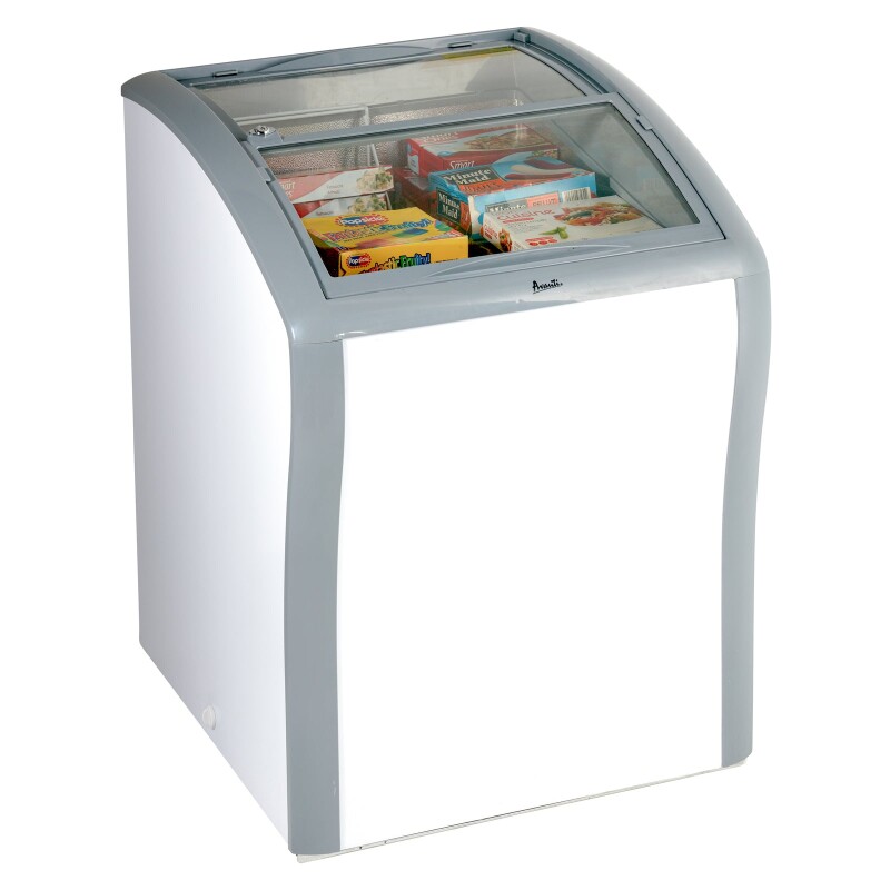 Avanti 4.2 cu. ft. Commercial Sliding Glass Top Freezer or Refrigerator CFC436Q0WG