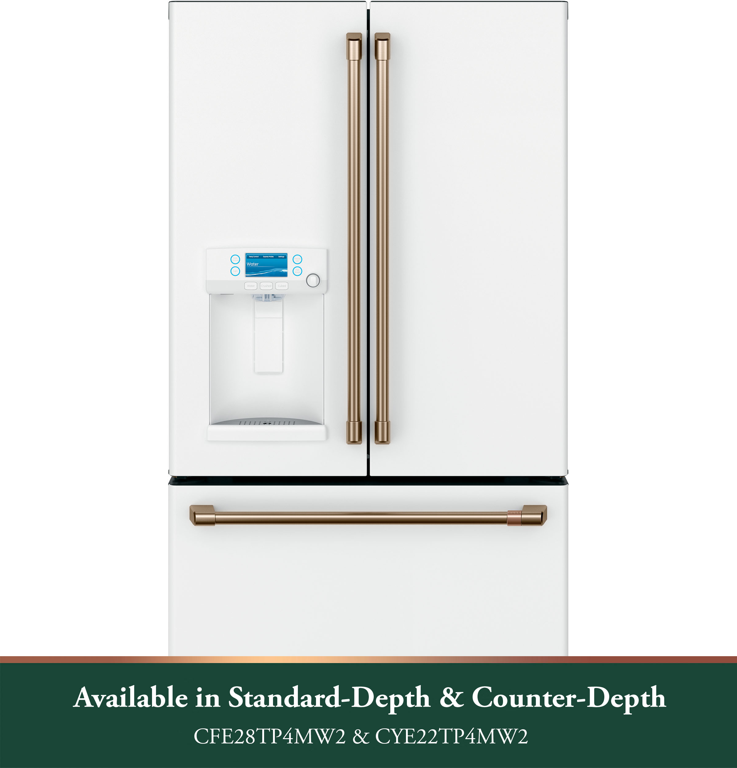 CAFÉ™ ENERGY STAR® 27.7 Cu. Ft. Smart French-Door Refrigerator with Hot Water Dispenser CFE28TP4MW2