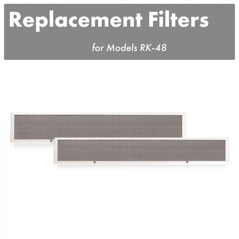 Charcoal Filters (Set of 2) for 48" Under Cabinet Range Hoods - 48 Inch CFRK48