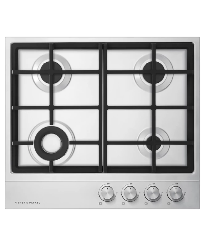 Fisher Paykel Gas on Steel Cooktop, 24" Stainless Steel CG244DNGX1N Picture 1