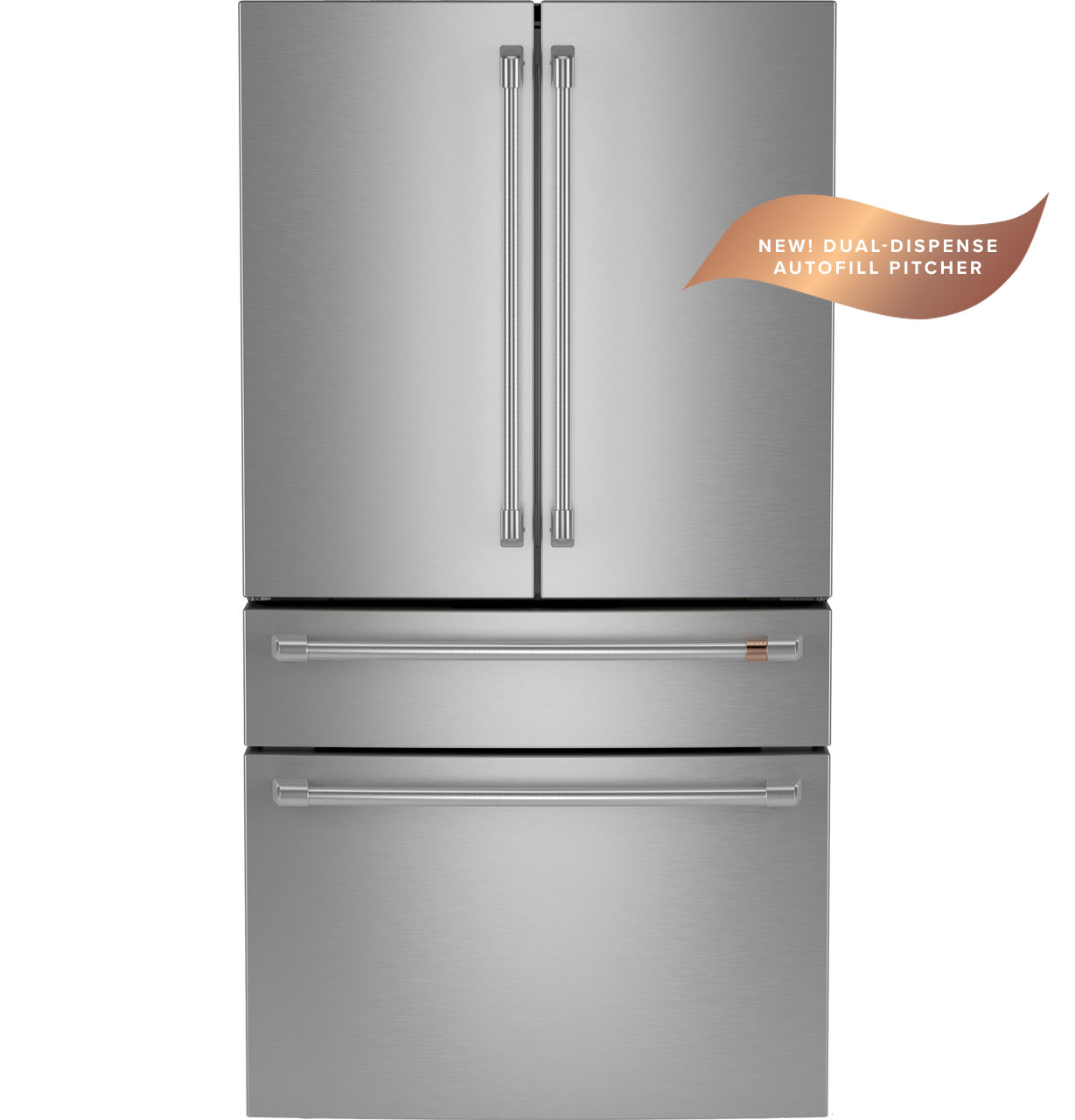 CAFÉ™ ENERGY STAR® 28.7 Cu. Ft. Smart 4-Door French-Door Refrigerator With Dual-Dispense AutoFill Pitcher CGE29DP2TS1