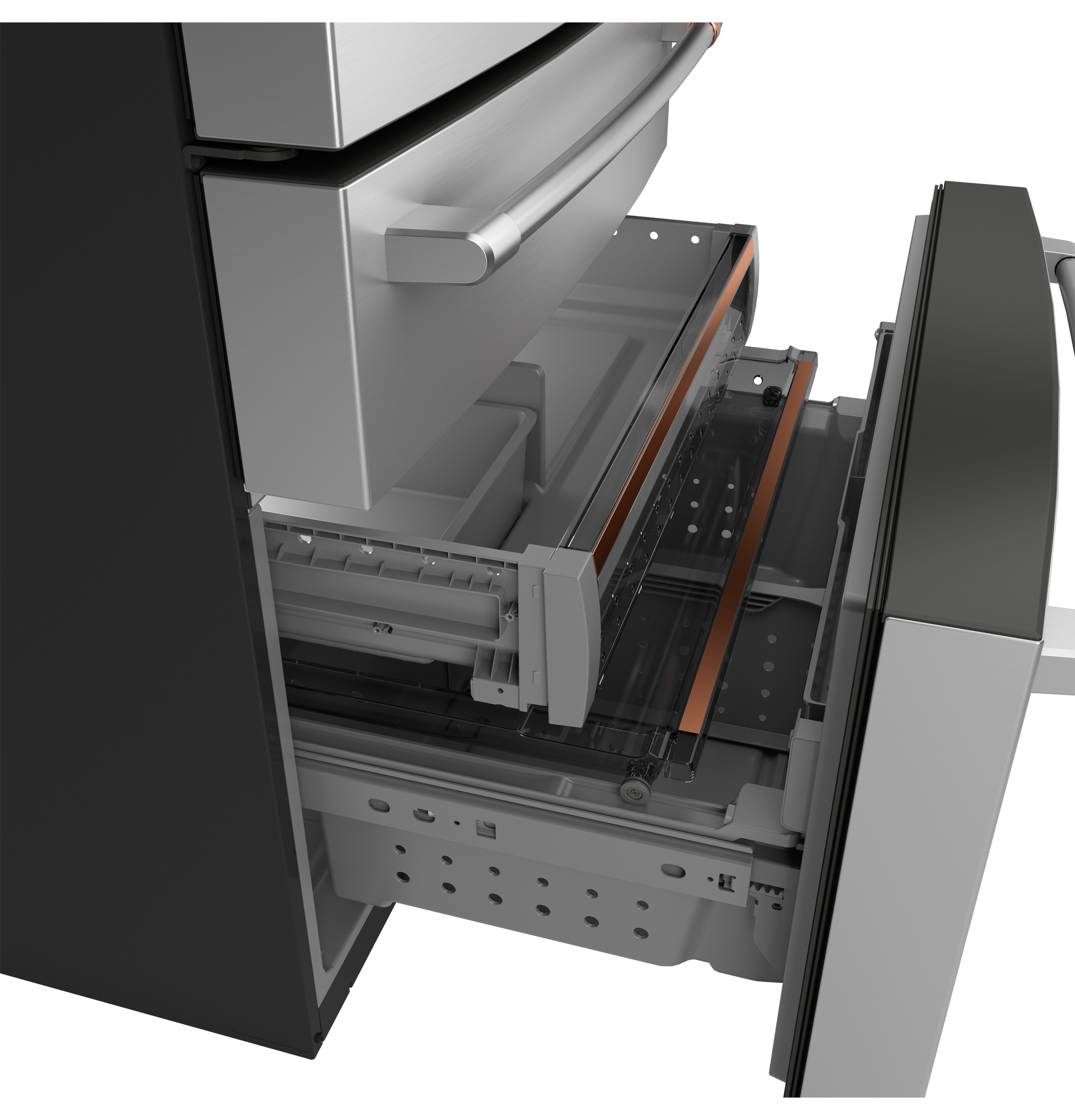 CAFÉ™ ENERGY STAR® 28.7 Cu. Ft. Smart 4-Door French-Door Refrigerator With Dual-Dispense AutoFill Pitcher CGE29DP2TS1