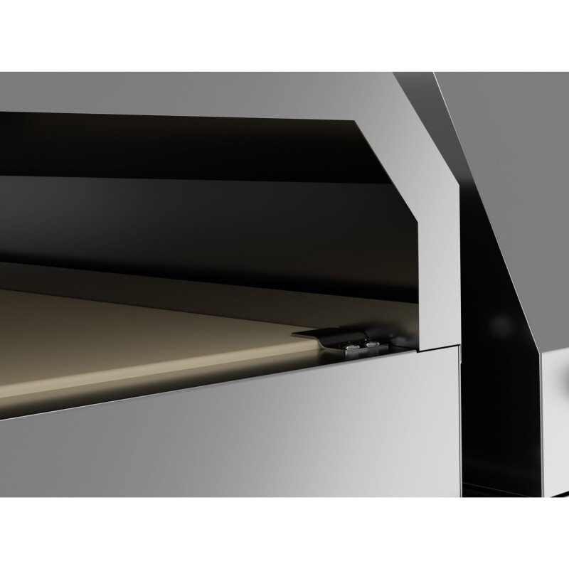 60 in. 8-Burner Commercial Outdoor Propane Gas Grill With 30 in. Roll Dome Cover and 30 in. Pizza Oven in Stainless-Steel, ETL Listed CGKIT6D30P30