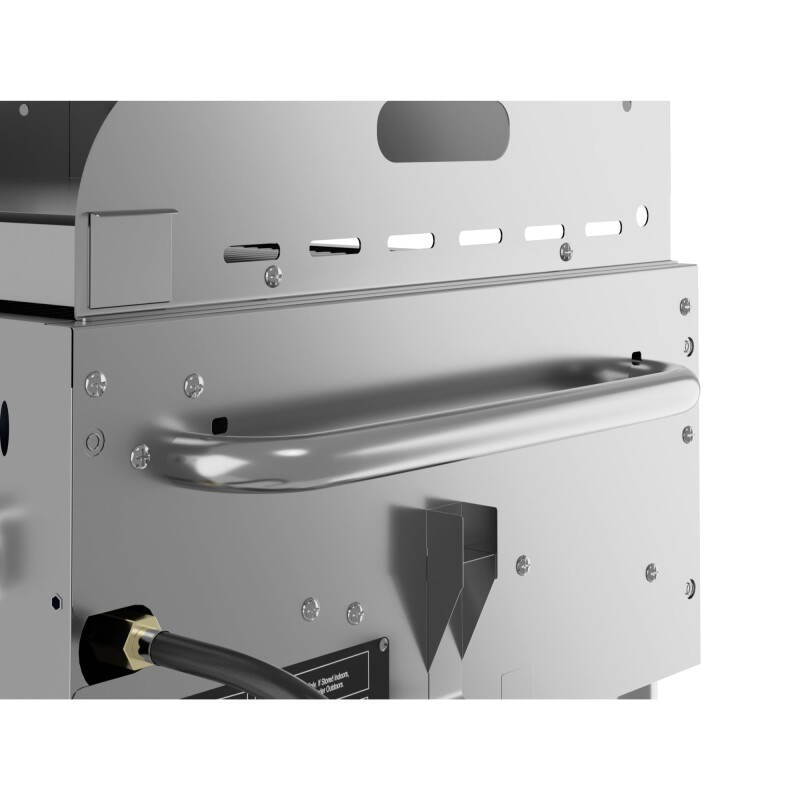 72 in. 10-Burner Commercial Outdoor Propane Gas Grill With 36 in. Roll Dome Cover and 36 in. Griddle in Stainless-Steel, ETL Listed CGKIT7D36G36