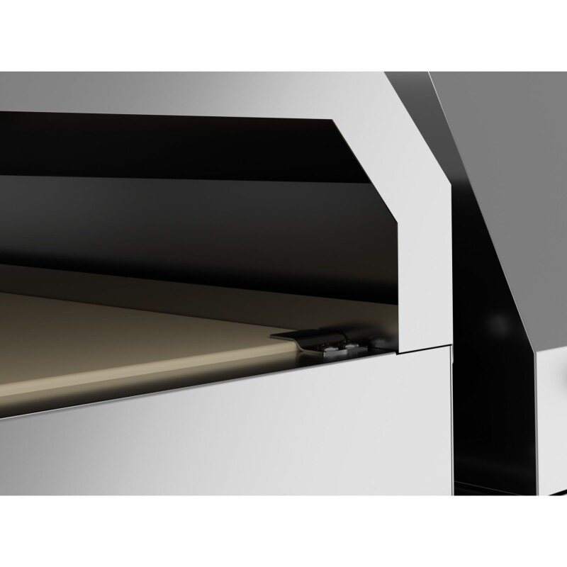 72 in. Commercial Outdoor Propane Gas Grill with 36 in. Roll Dome Cover and 36 in. Pizza Oven in Stainless-Steel, ETL Listed CGKIT7D36P36