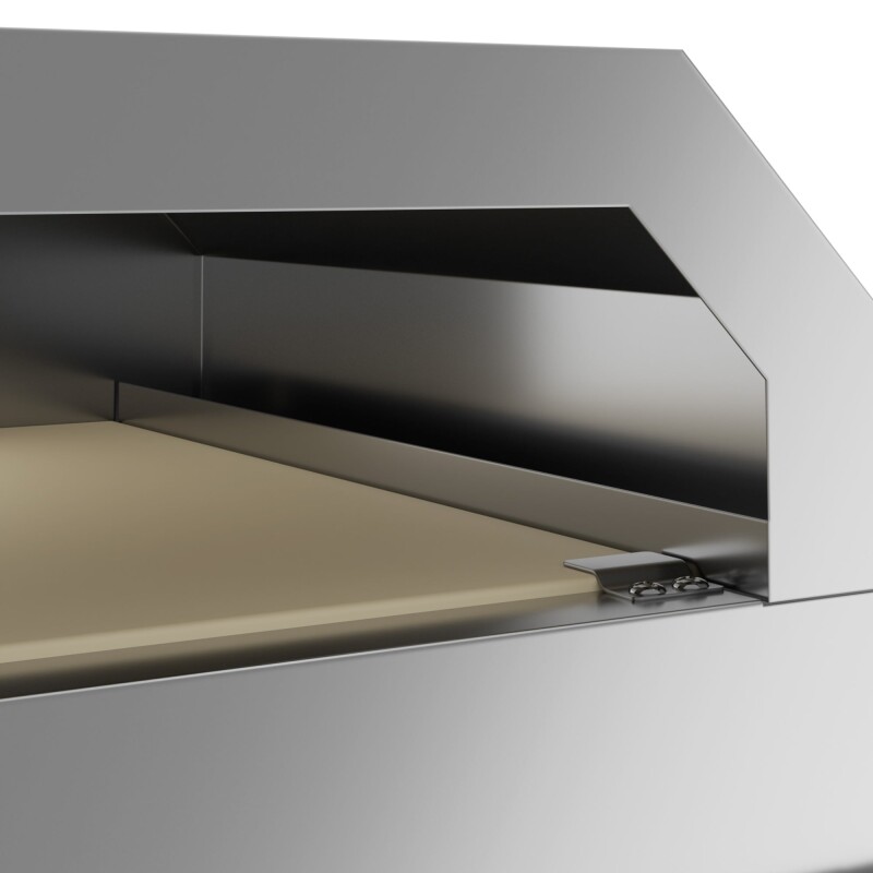 72 in. Commercial Outdoor Propane Gas Grill with 36 in. Pizza Oven in Stainless-Steel CGKIT7P36