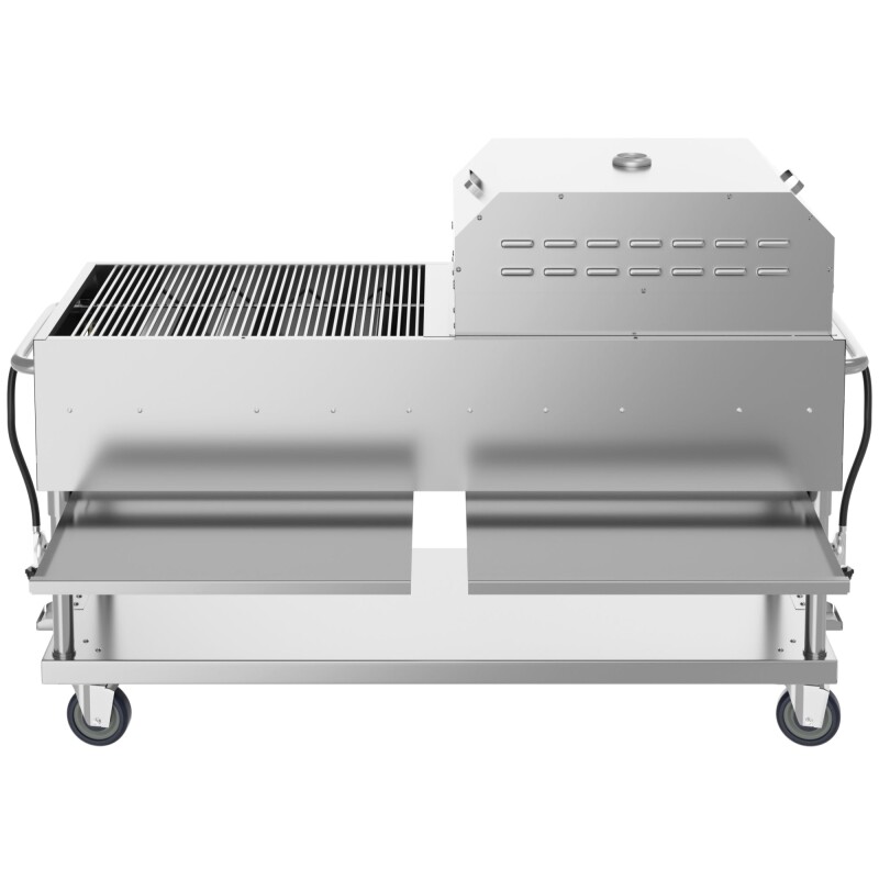72 in. Commercial Outdoor Propane Gas Grill with 36 in. Pizza Oven in Stainless-Steel CGKIT7P36