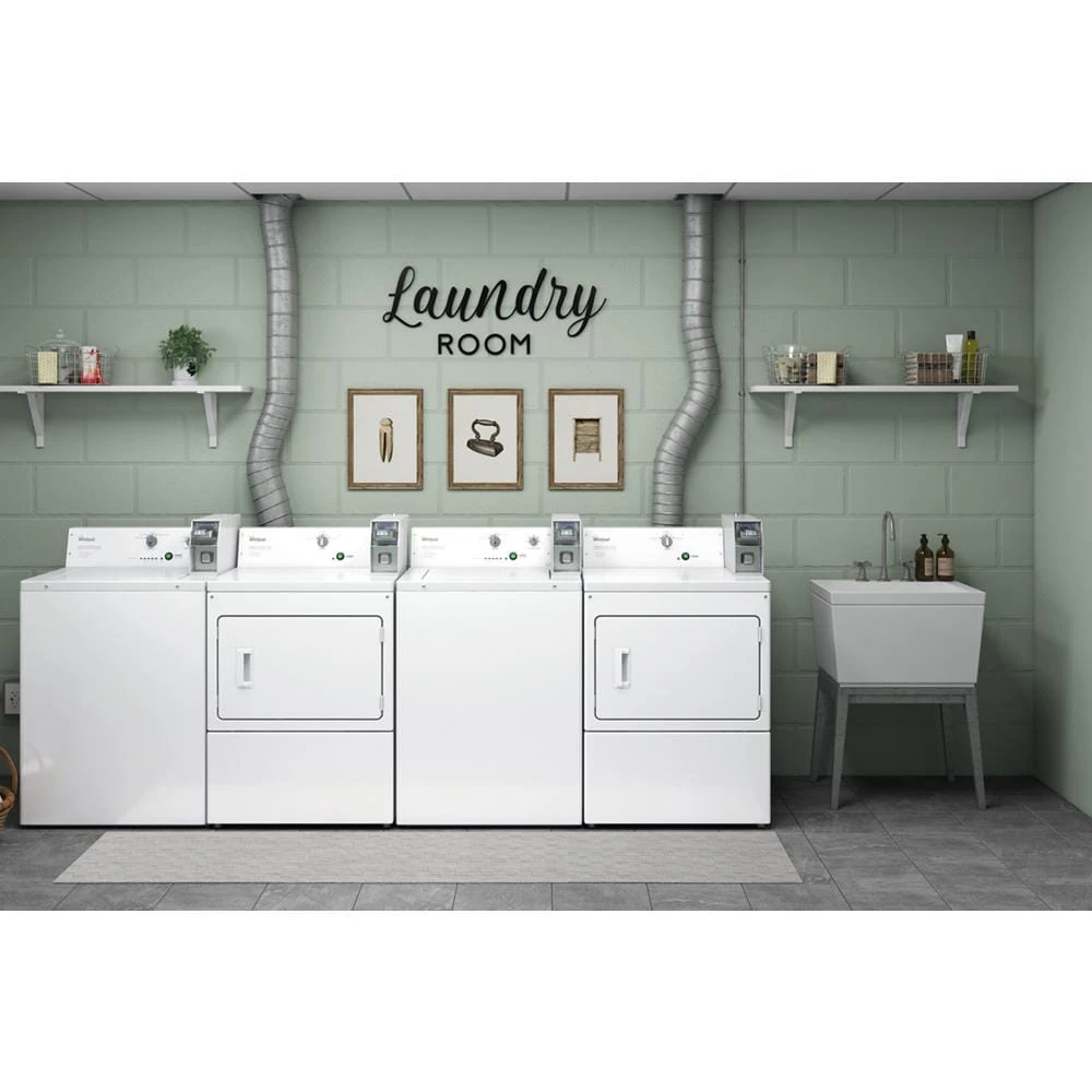 Commercial Gas Super-Capacity Dryer, Coin Slide CGM2745FQ