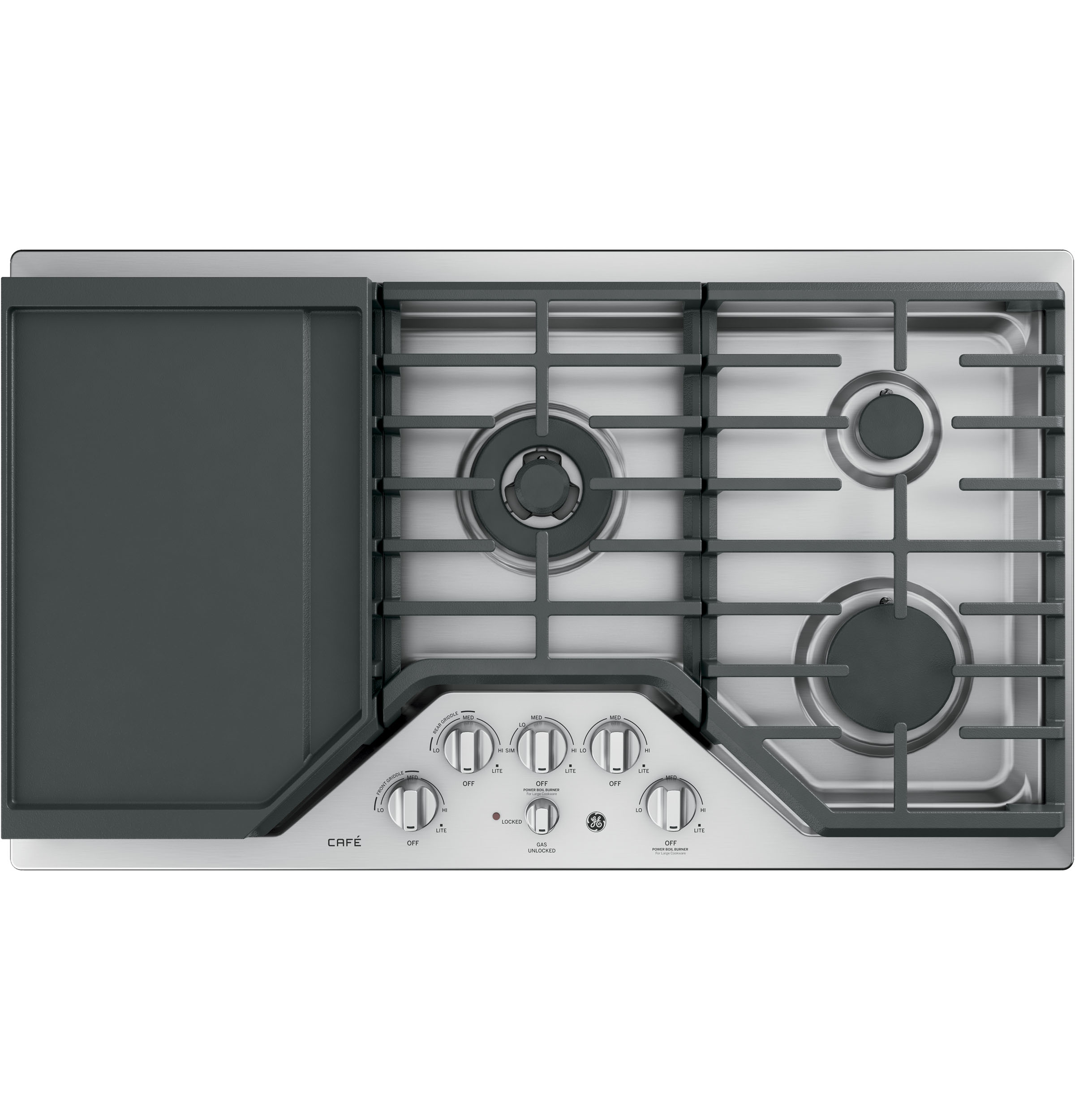 GE Series 36" Built-In Gas Cooktop CGP9536SLSS
