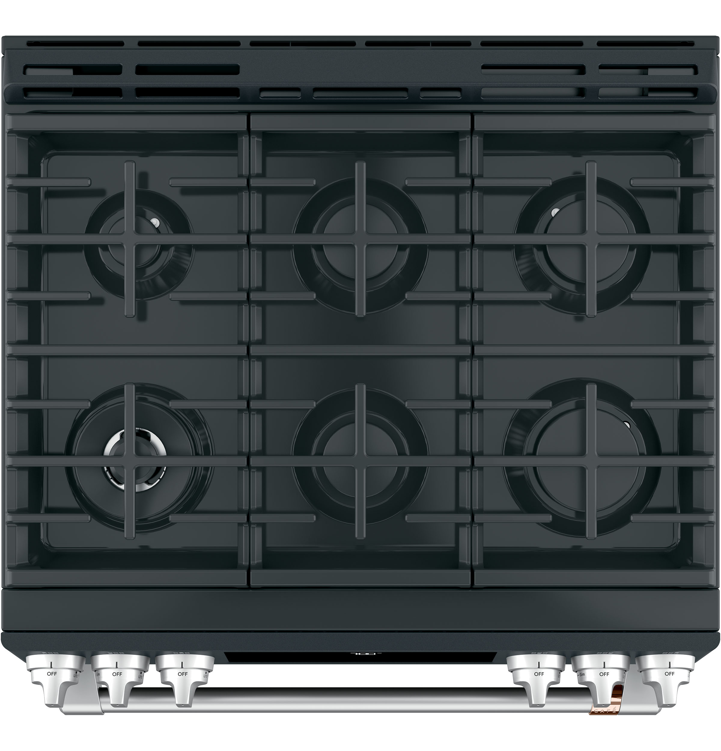 CAFÉ™ 30" Smart Slide-In, Front-Control, Gas Range with Convection Oven CGS700P3MD1