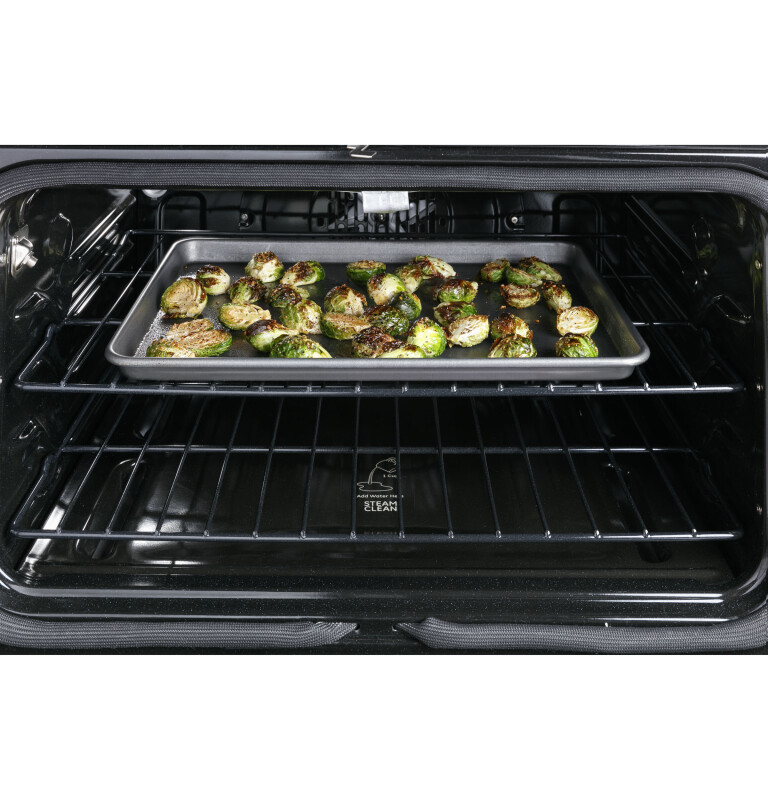 CAFÉ™ 30" Smart Slide-In, Front-Control, Gas Double-Oven Range with Convection CGS750P2MS1