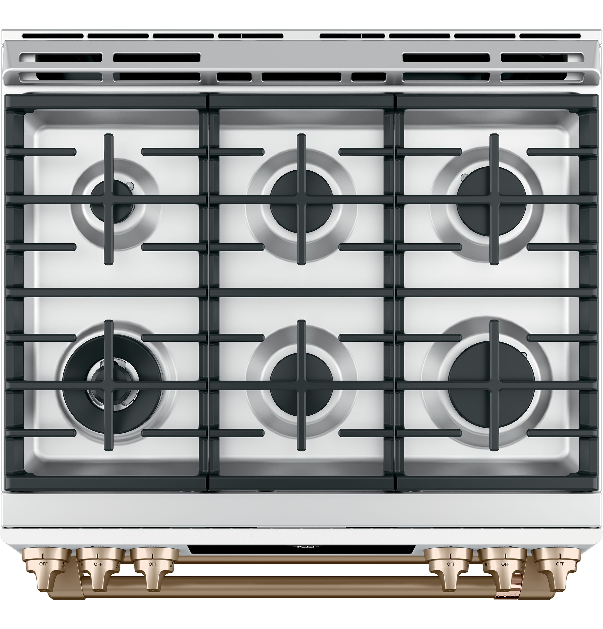 CAFÉ™ 30" Smart Slide-In, Front-Control, Gas Double-Oven Range with Convection CGS750P4MW2