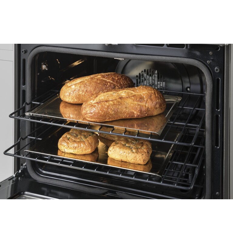 GE Series 30" Slide-In Front Control Range with Warming Drawer CGS986SELSS