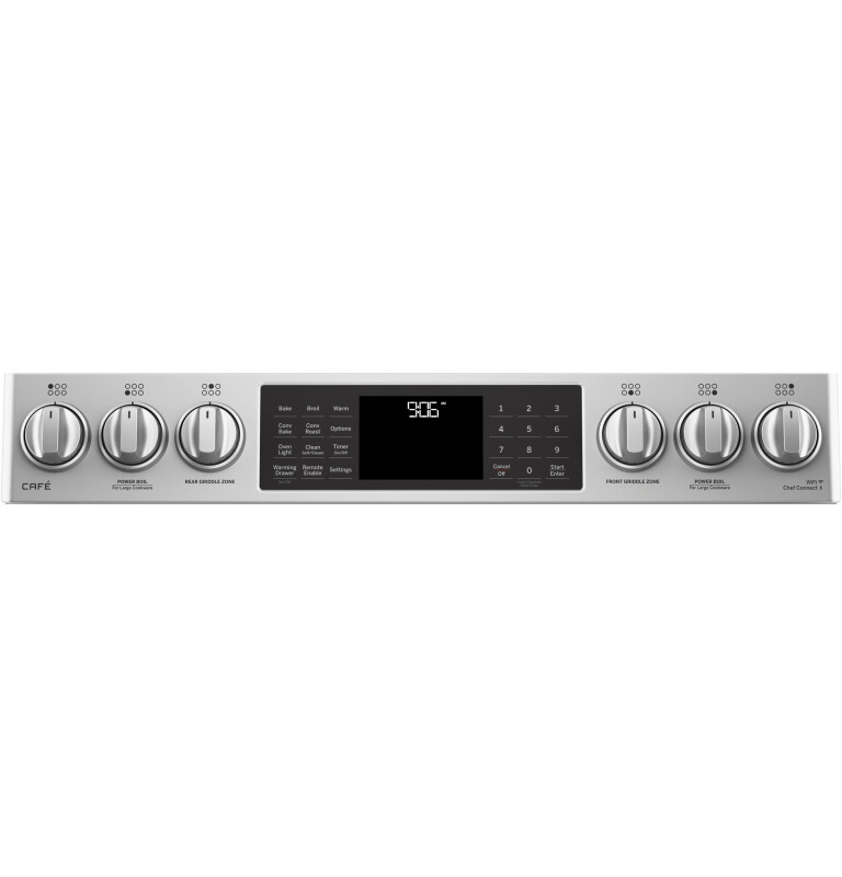 GE Series 30" Slide-In Front Control Range with Warming Drawer CGS986SELSS