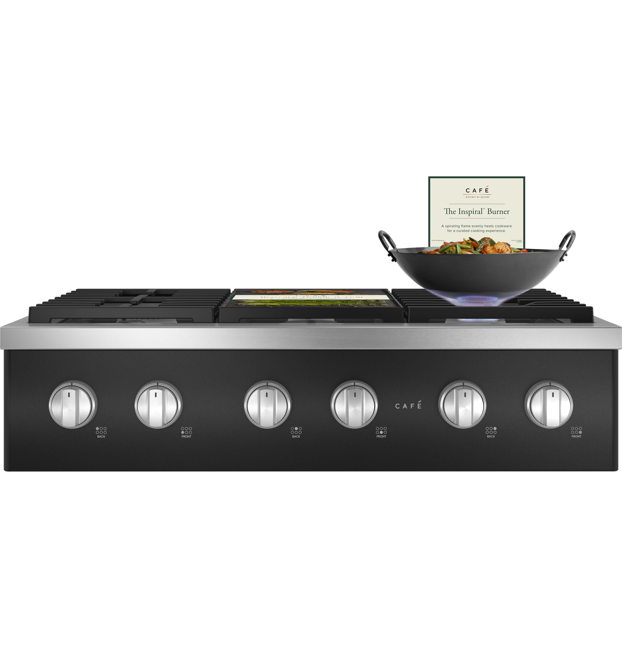 CAFÉ™ 36" Commercial-Style Gas Rangetop with 6 Burners (Natural Gas) CGU366P3TD1
