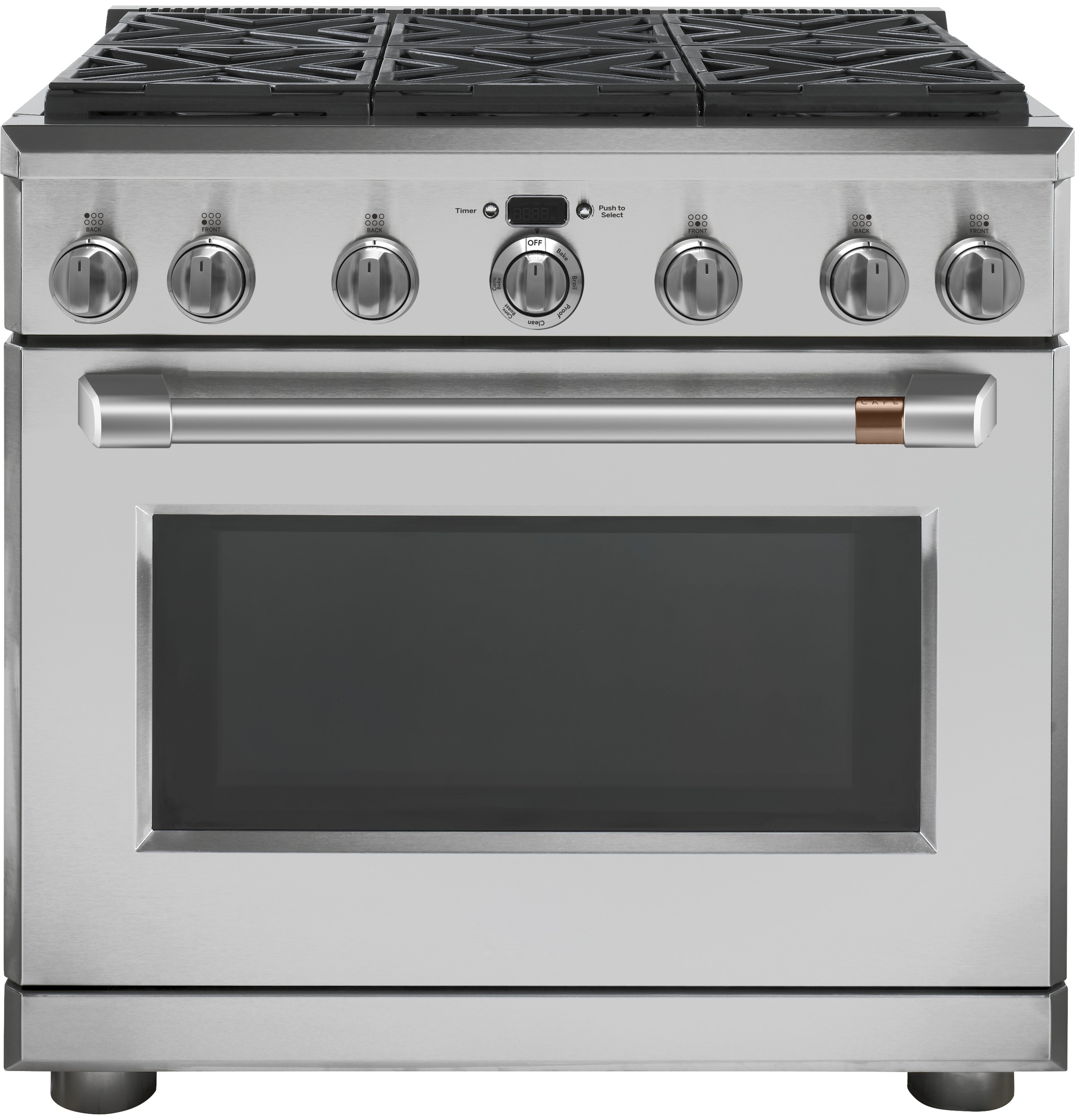 36" All-Gas Commercial-Style Range with 6 Burners (Natural Gas) CGY366P2MS1