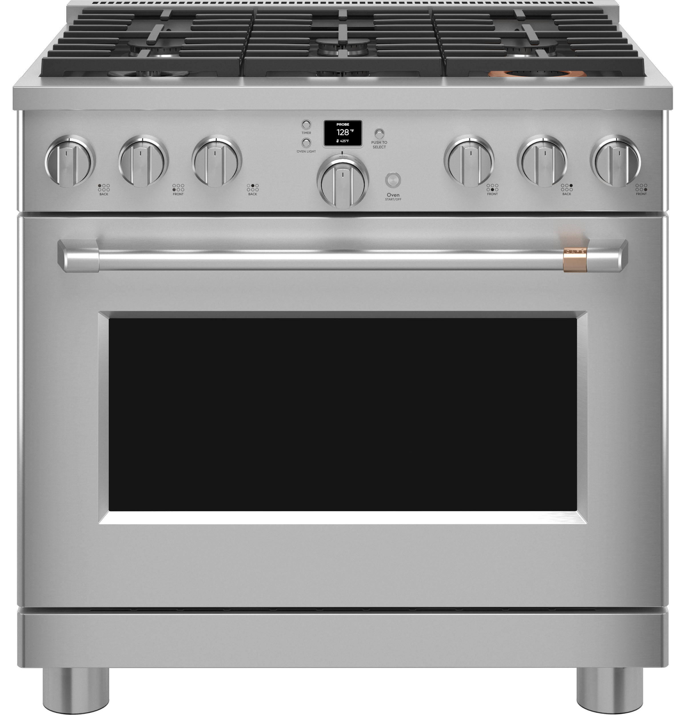 CAFÉ™ 36" Smart All-Gas Commercial-Style Range with 6 Burners (Natural Gas) CGY366P2TS1