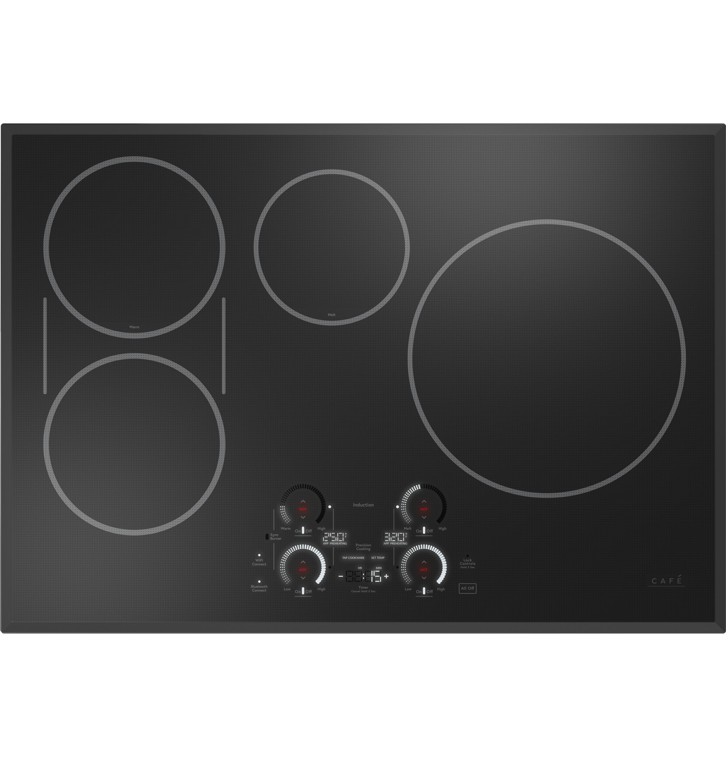 CAFÉ™ Series ENERGY STAR® 30" Built-In Touch Control Induction Cooktop CHP90301TBB
