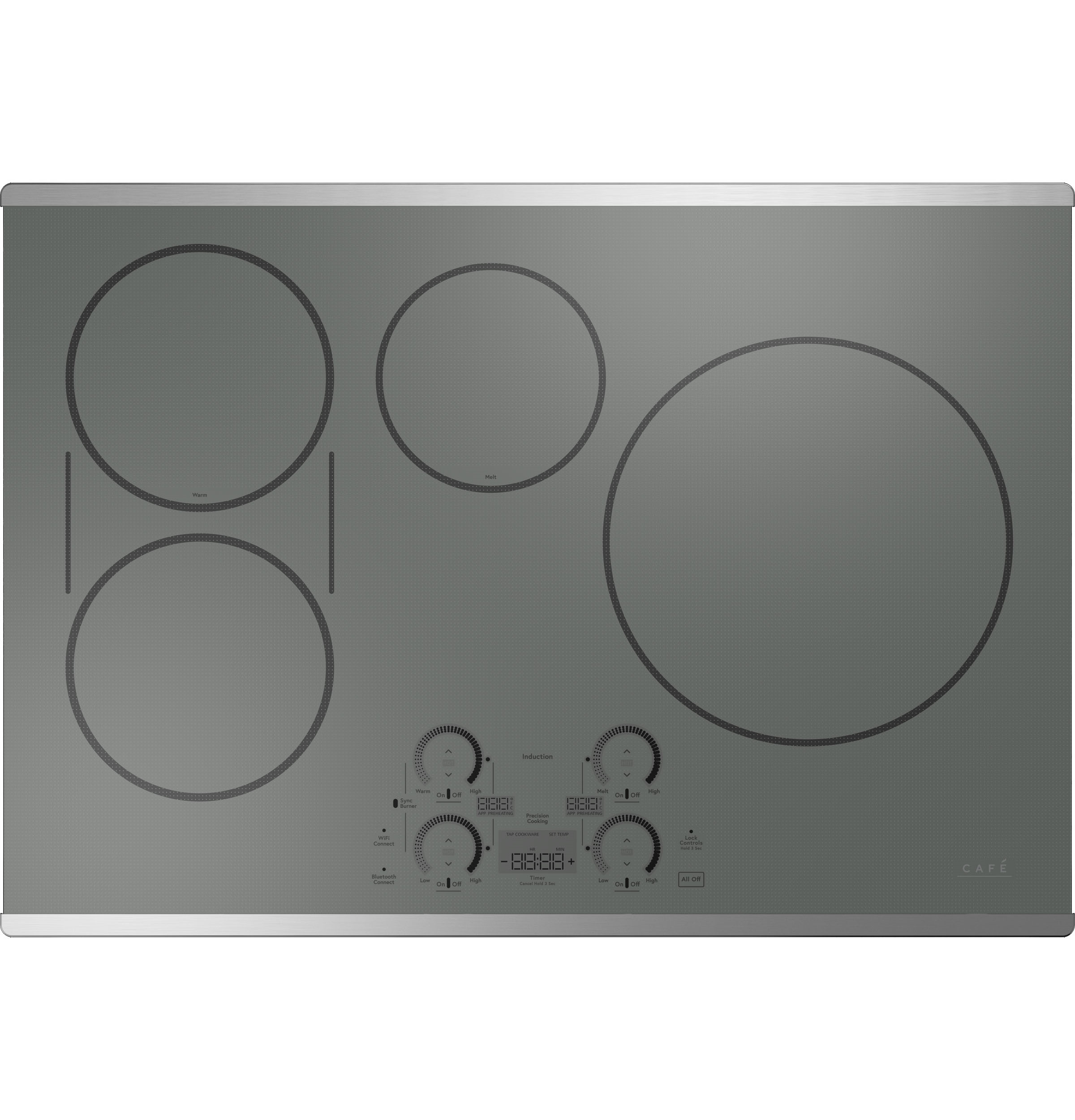 CAFÉ™ Series ENERGY STAR® 30" Built-In Touch Control Induction Cooktop CHP90302TSS