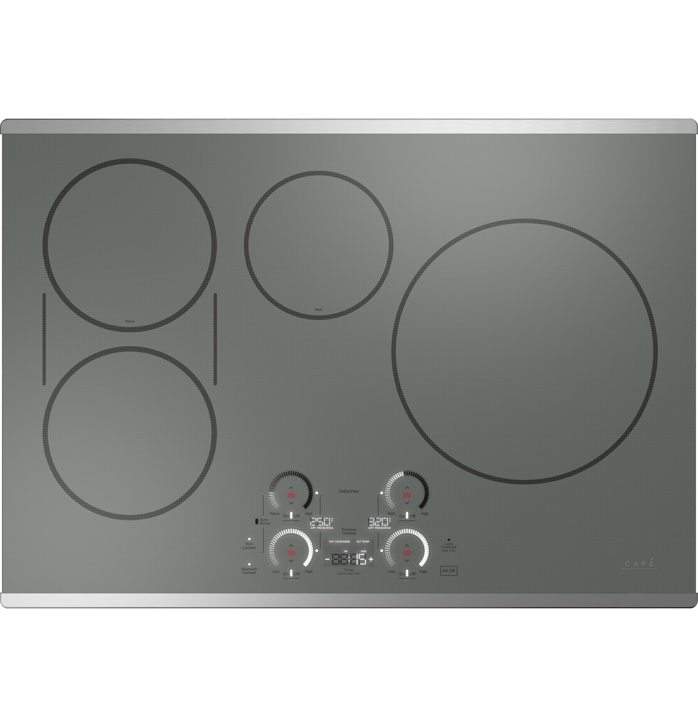 CAFÉ™ Series ENERGY STAR® 30" Built-In Touch Control Induction Cooktop CHP90302TSS