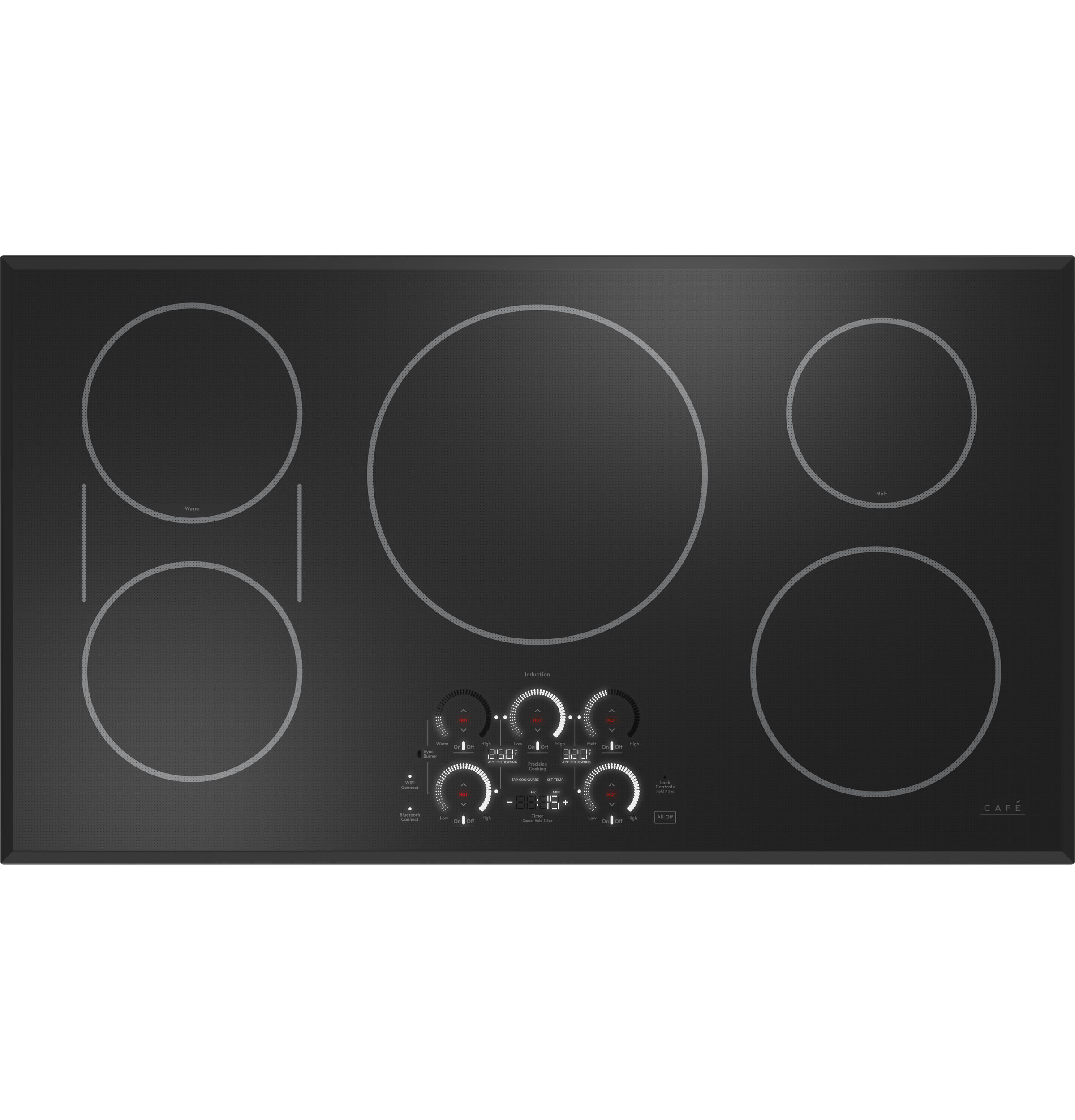 CAFÉ™ Series ENERGY STAR® 36" Built-In Touch Control Induction Cooktop CHP90361TBB