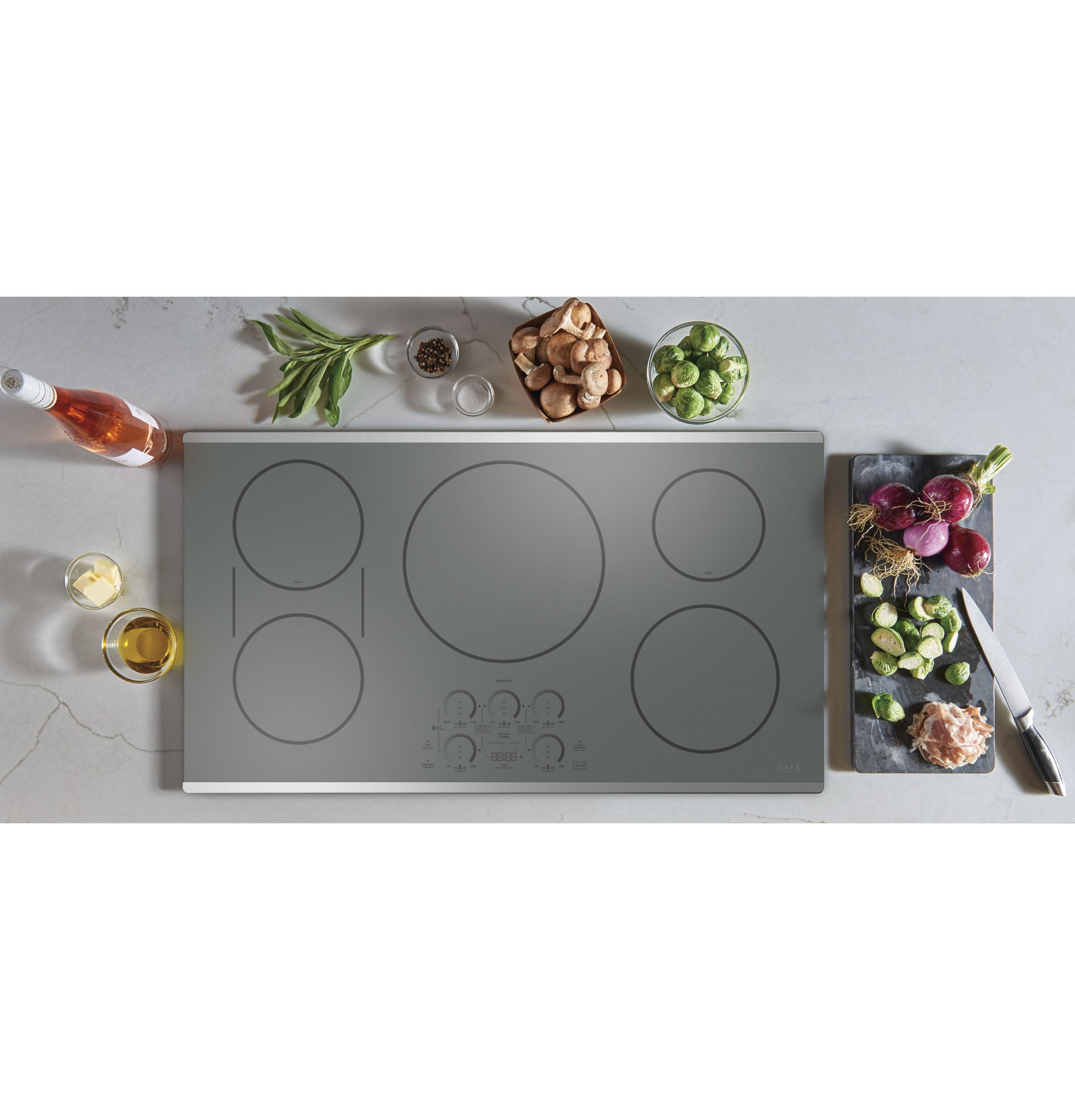 CAFÉ™ Series ENERGY STAR® 36" Built-In Touch Control Induction Cooktop CHP90362TSS