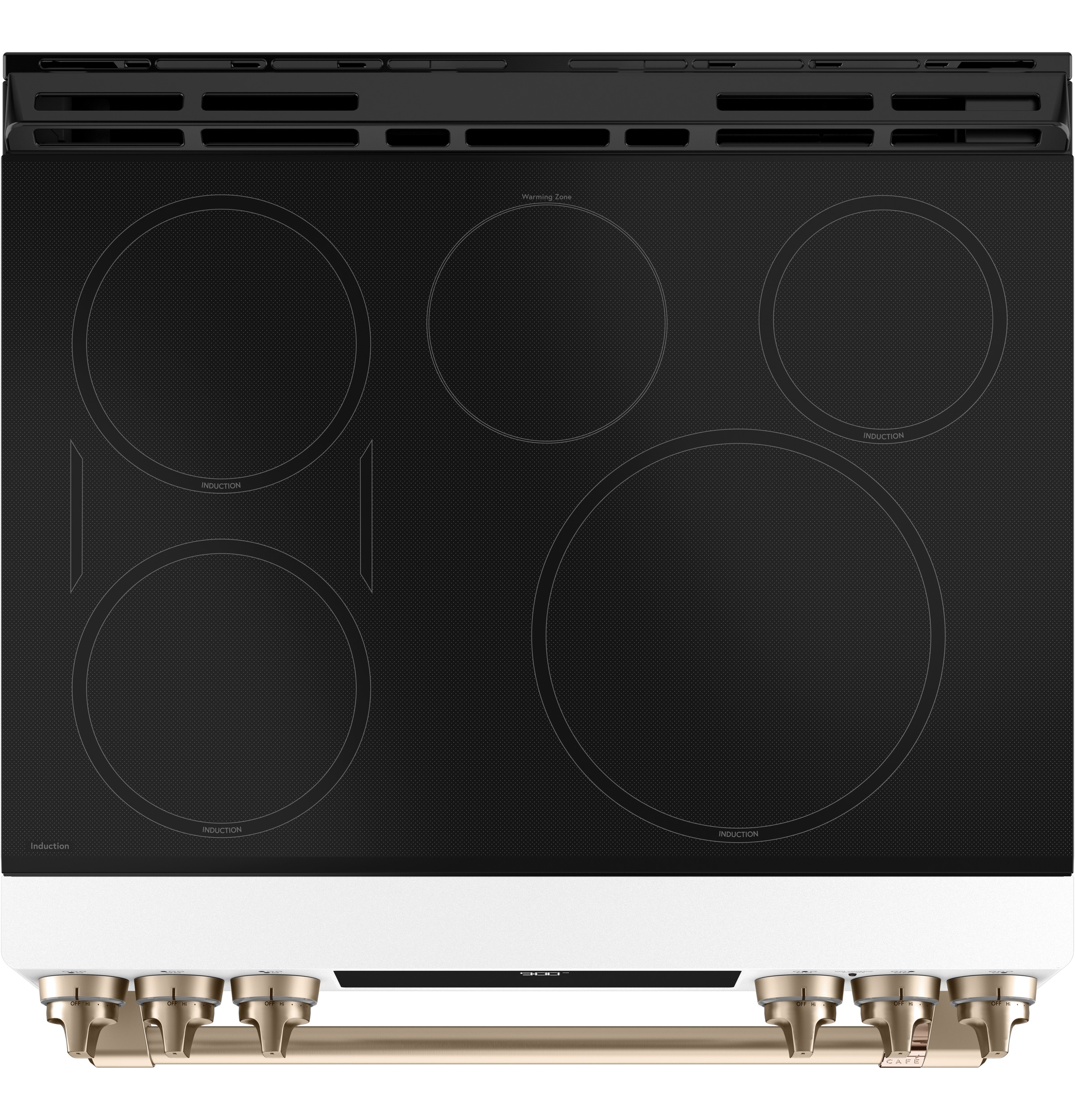 CAFÉ™ 30" Smart Slide-In, Front-Control, Induction and Convection Range with Warming Drawer CHS900P4MW2