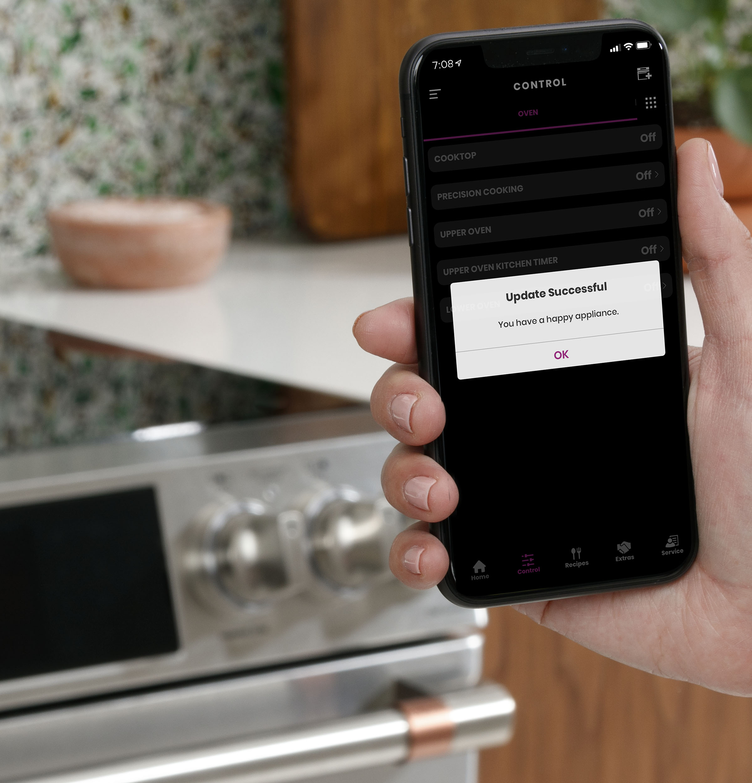 CAFÉ™ 30" Smart Slide-In, Front-Control, Induction and Convection Double-Oven Range CHS950P2MS1