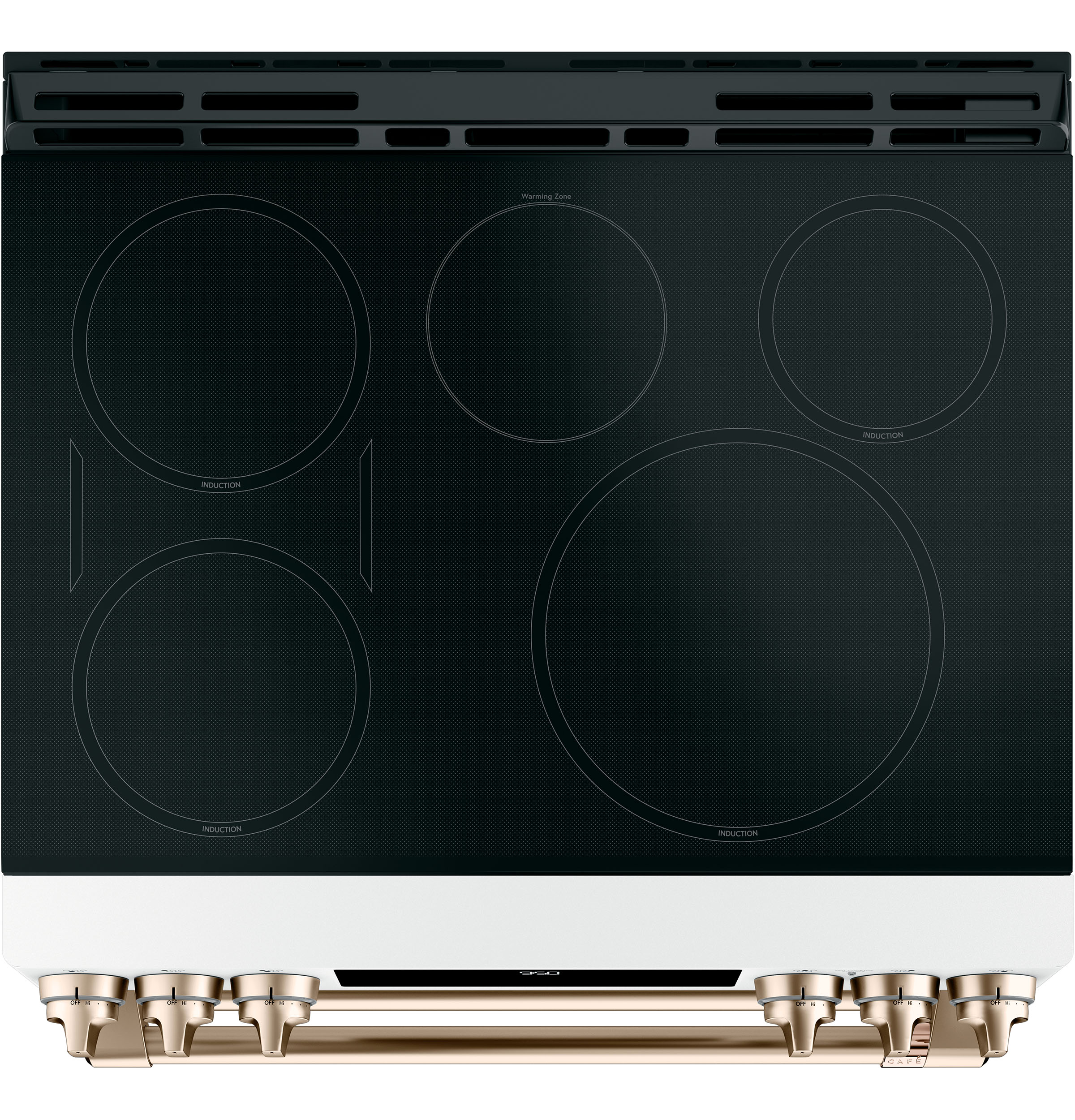CAFÉ™ 30" Smart Slide-In, Front-Control, Induction and Convection Double-Oven Range CHS950P4MW2
