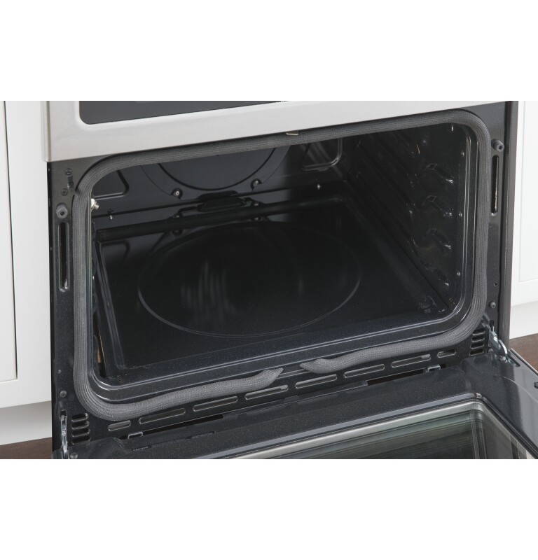 GE Series 30" Slide-In Front Control Induction and Convection Double Oven Range CHS995SELSS